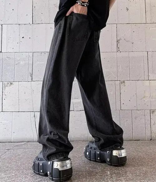 Japanese Brand × Jean Vintage Pocket Baggy Jeans Size US 31 - 3 Thumbnail