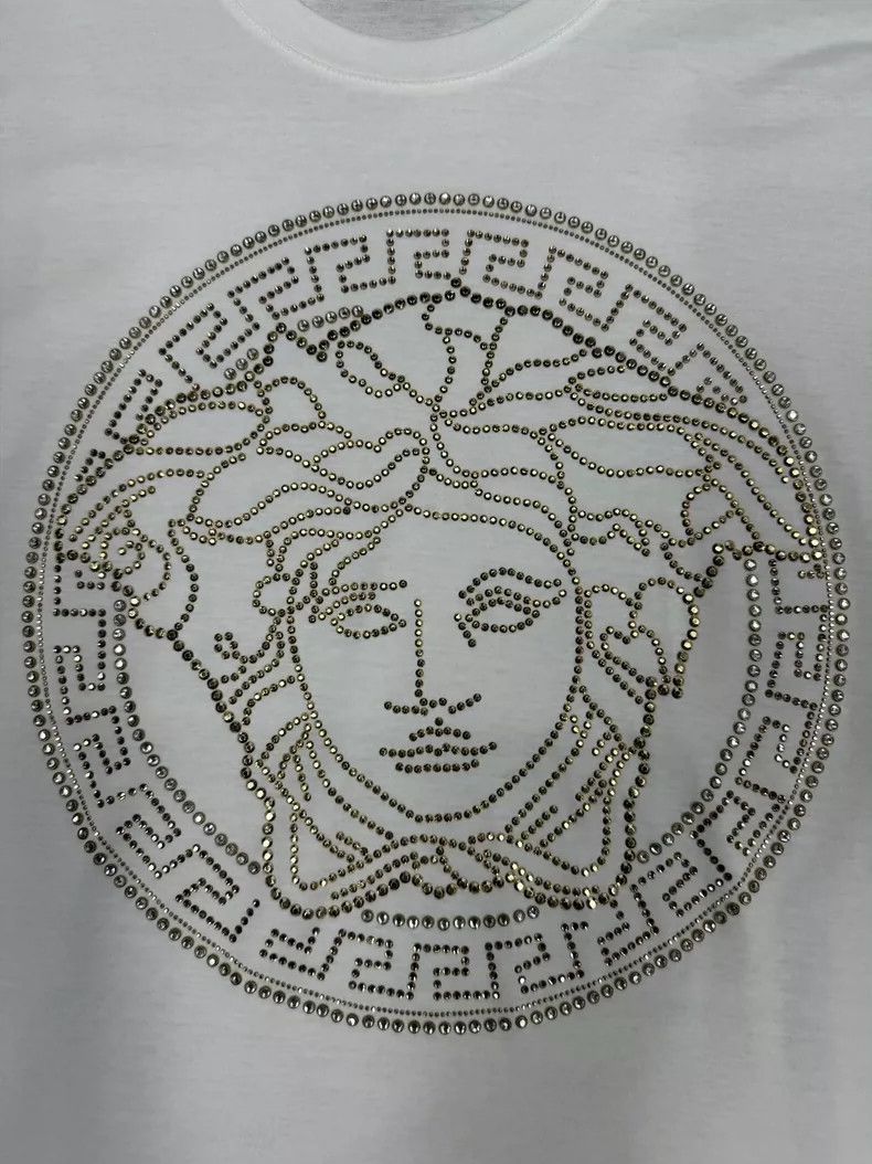 Versace Versace Full diamond Medusa T-shirt Size US M / EU 48-50 / 2 - 4 Thumbnail