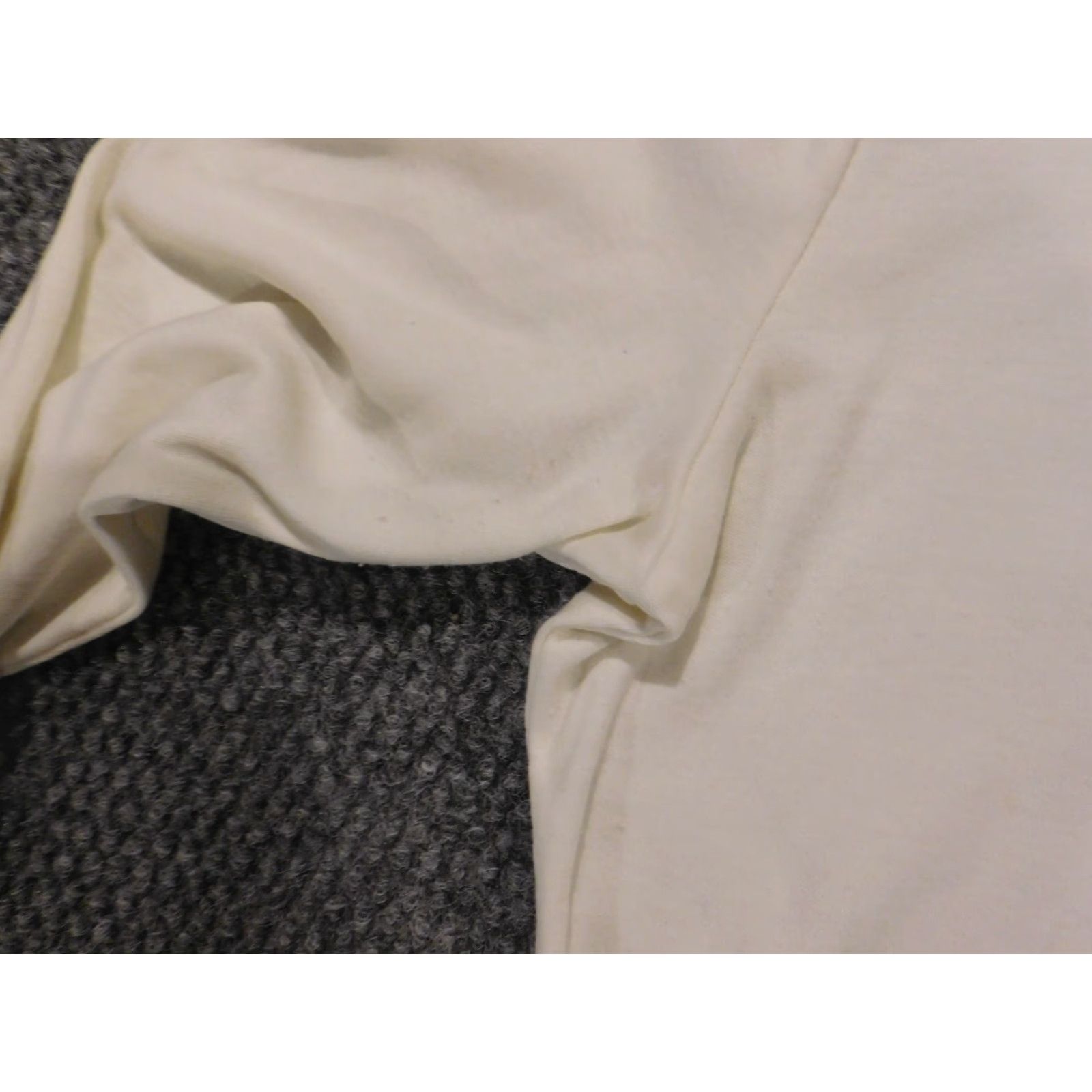 Croft & Barrow Croft & Barrow Womens Blouse L Beige Crew Neck Pullover Casual Long Sleeve Polyester Rayon Stretch Classic Shirt Size L / US 10 / IT 46 - 5 Thumbnail