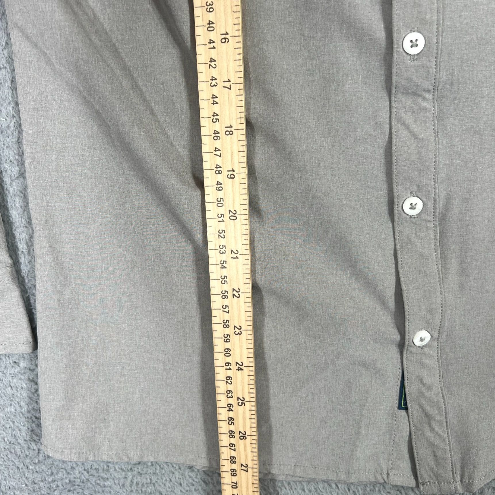 Vintage William Murray Button Up Shirt Medium Golf Vented Long Sleeve Gray Performance Size US M / EU 48-50 / 2 - 6 Thumbnail