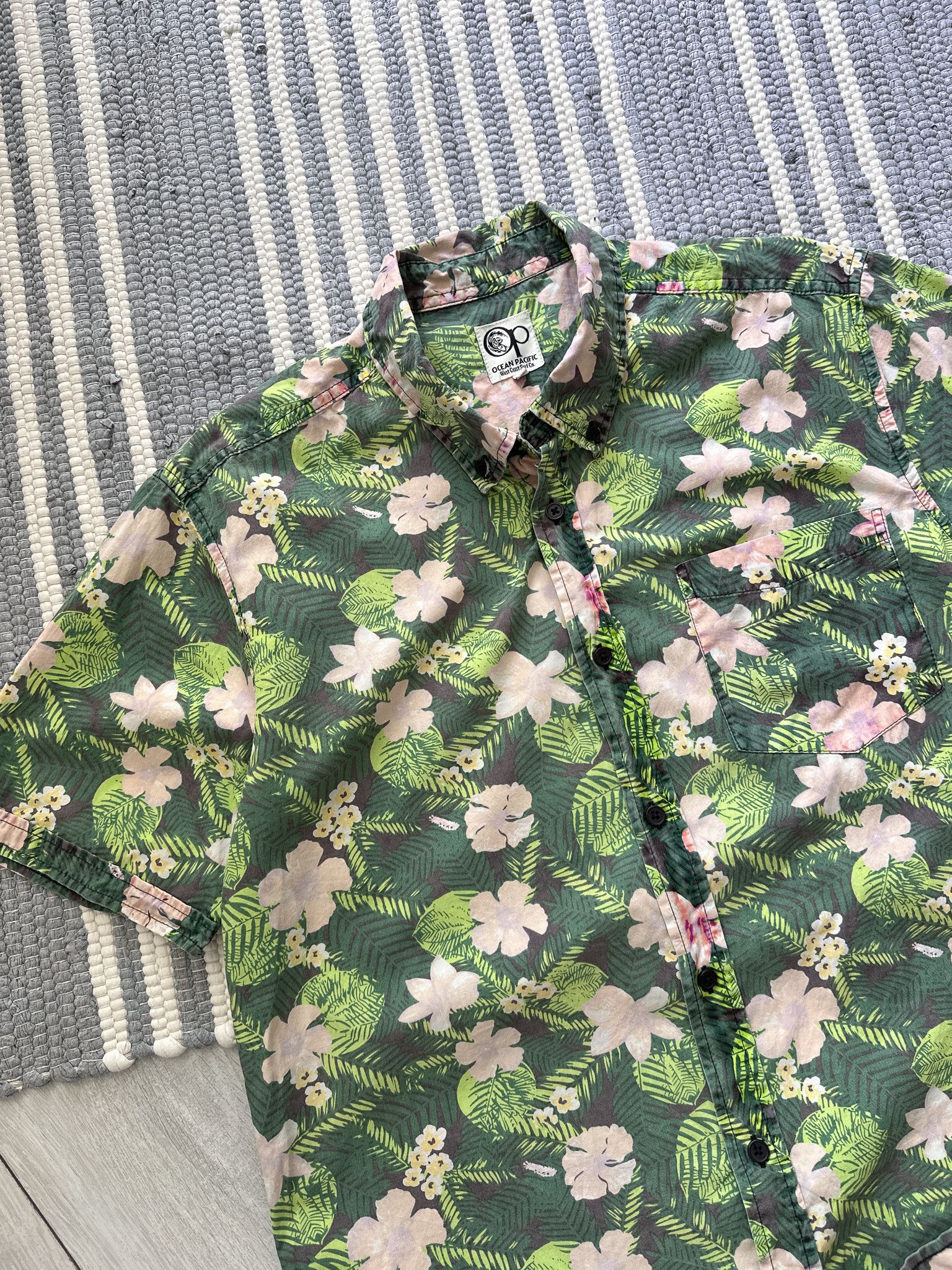 Ocean Pacific Vintage Ocean Pacific Hawaiian Shirt Size US L / EU 52-54 / 3 - 5 Thumbnail