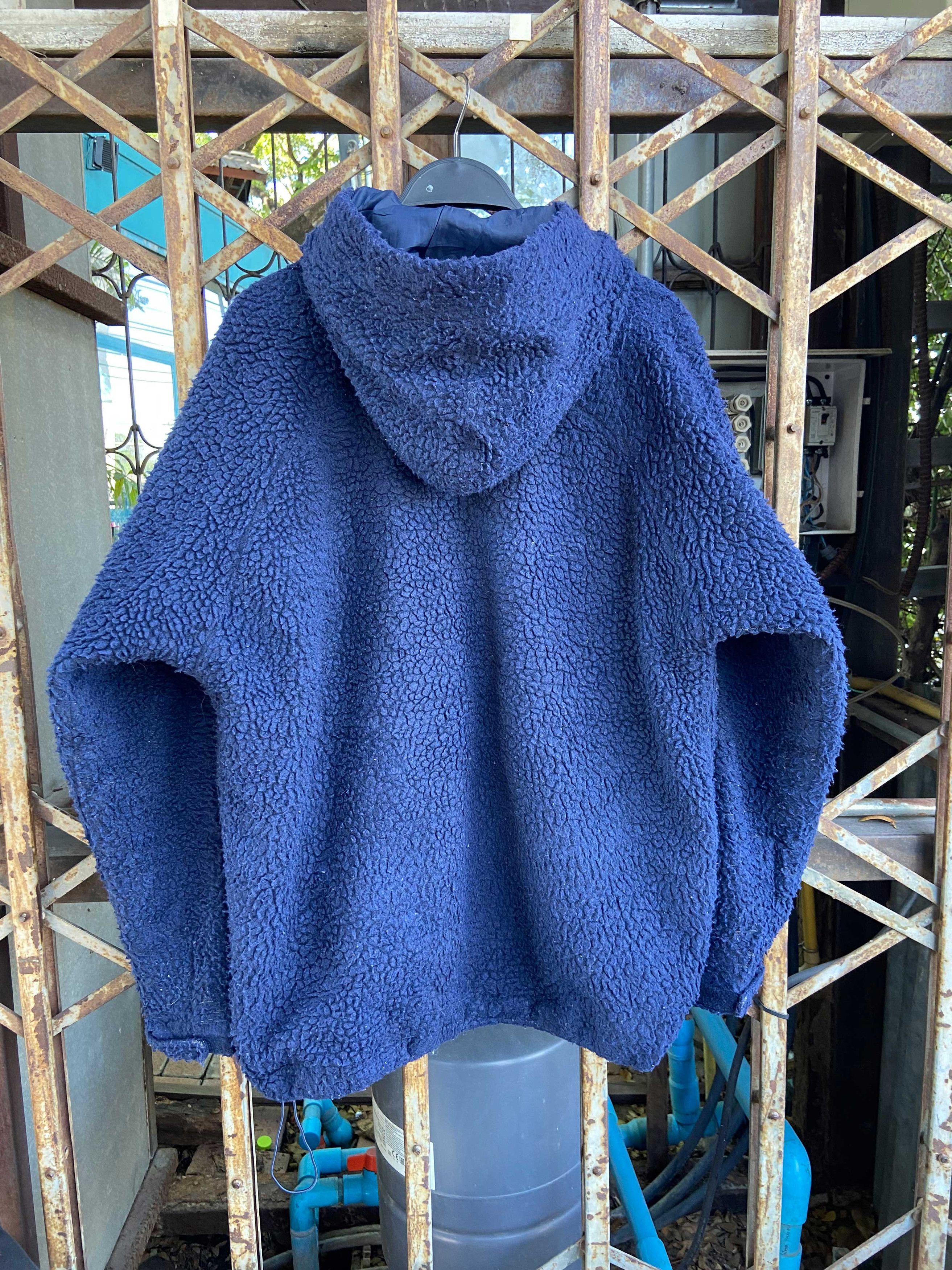 Issey Miyake Né-Net Sherpa Fleece Hooded Jacket Size US S / EU 44-46 / 1 - 8 Thumbnail