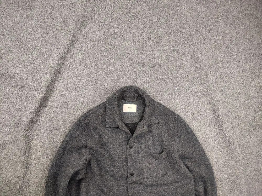 Folk Folk Design Chore Wool Blend Pocket Button Overshirt jacket Size US XL / EU 56 / 4 - 1 Thumbnail