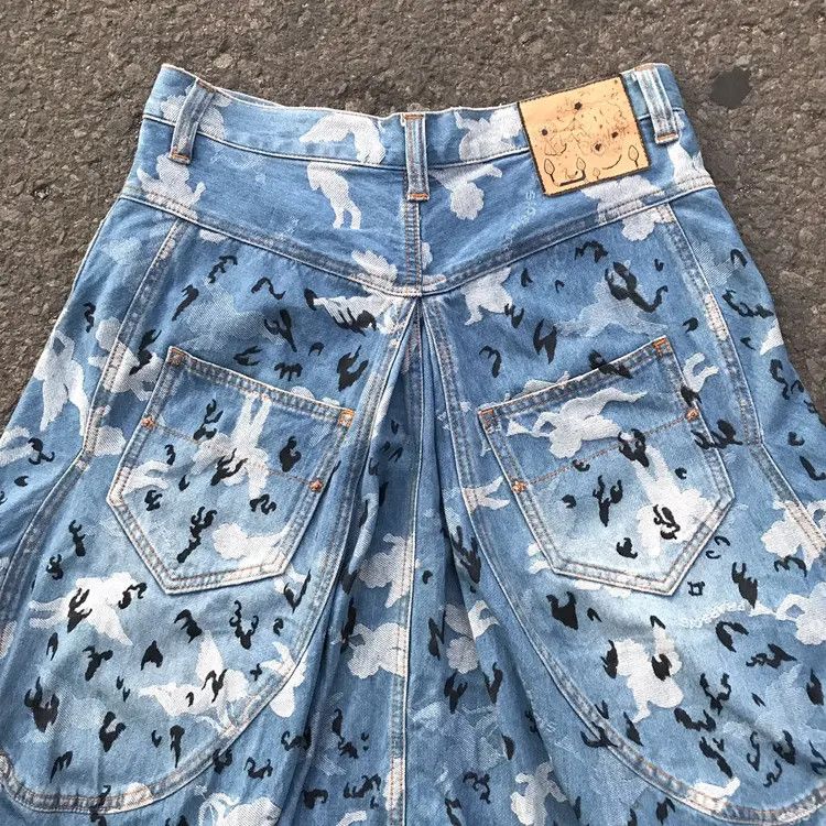 Issey Miyake Frapbois Issey Miyake Crop Cupid Angel Sarouel Pants Size US 30 / EU 46 - 5 Thumbnail