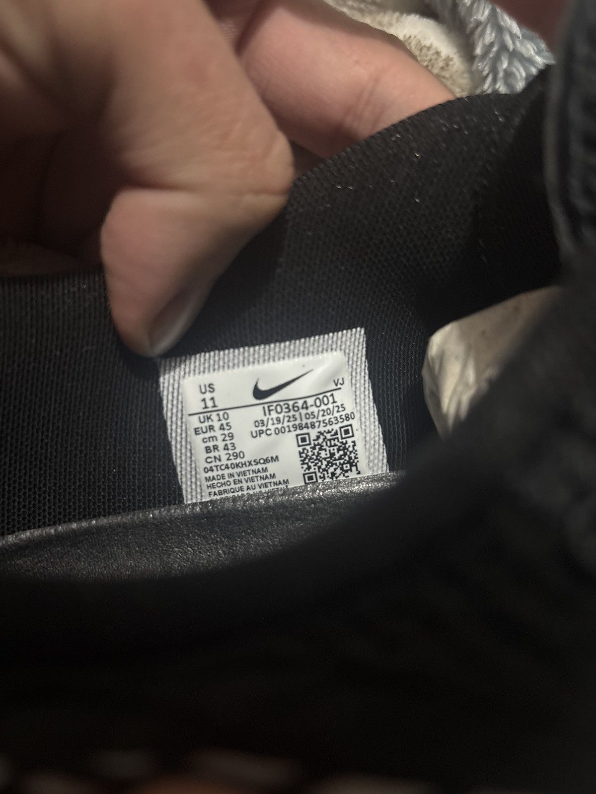 Comme des Garcons × Nike Nike Air Rejuven8 Comme des Garçons Homme Plus Black Size US 11 / EU 44 - 7 Thumbnail