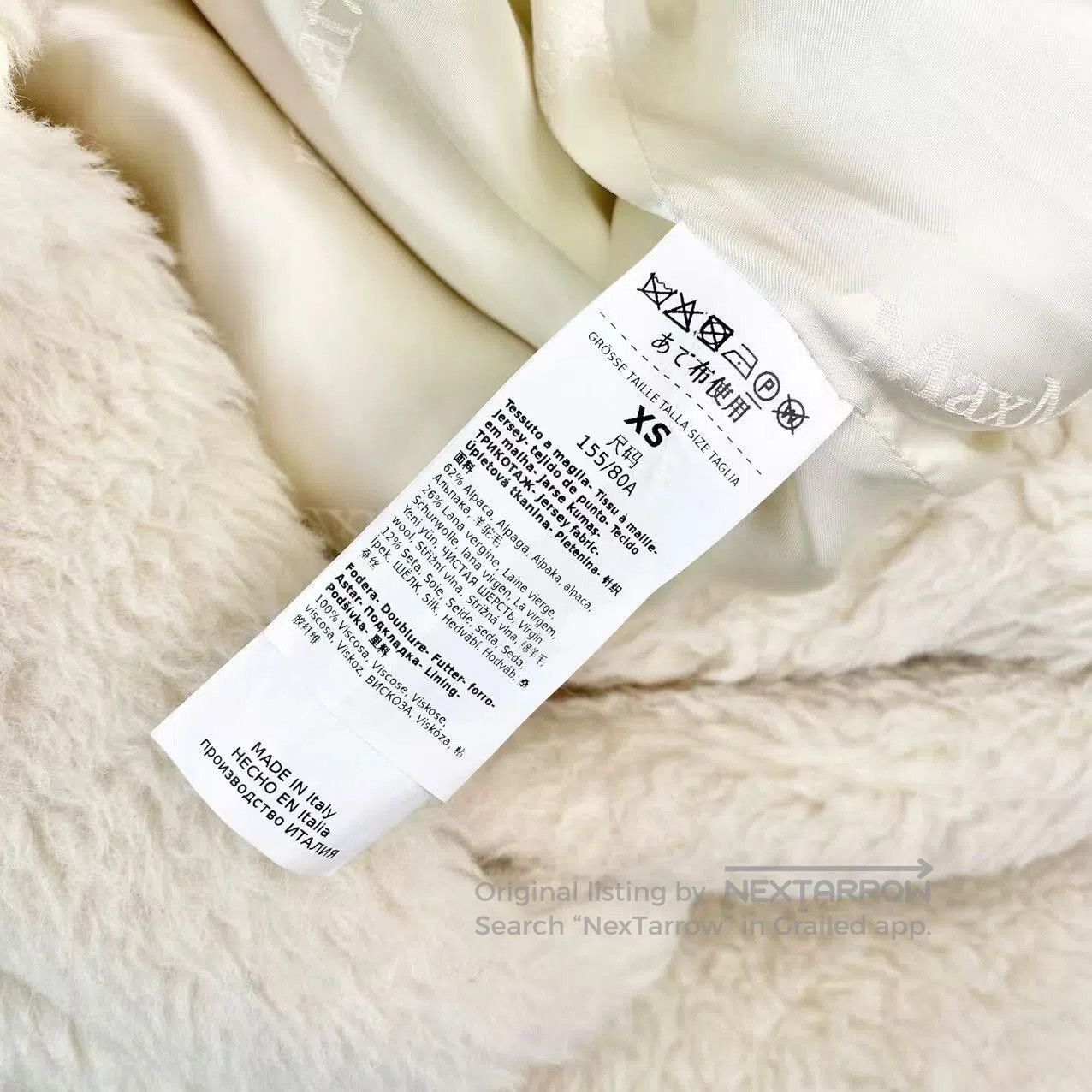 Max Mara Max Mara Teddy white coat| Size XS / US 0-2 / IT 36-38 - 4 Thumbnail