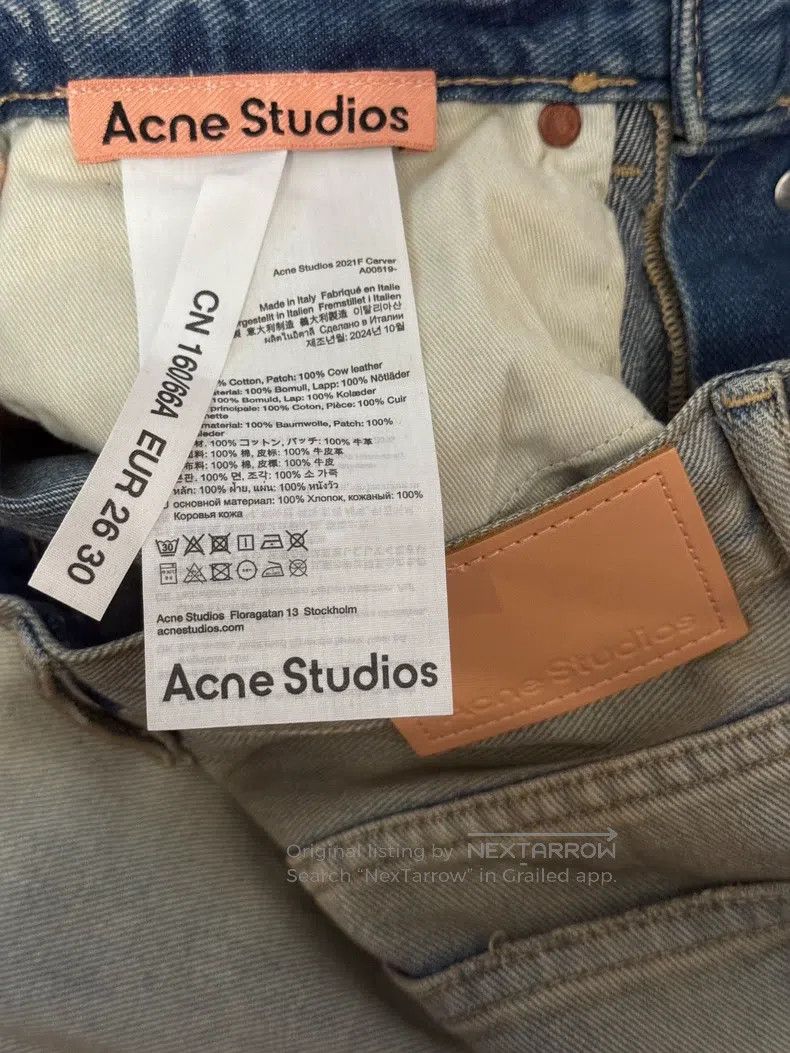 Acne Studios Acne Studios Blue washed jeans Size US 26 / EU 42 - 9 Thumbnail