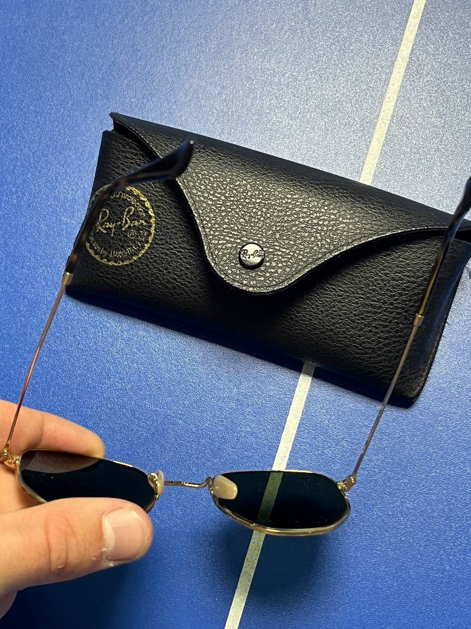 RayBan RAY BAN ITALY RB3548-N 51[]21 145 SHINY GOLD LENS SUNGLASSES Size ONE SIZE - 10 Thumbnail