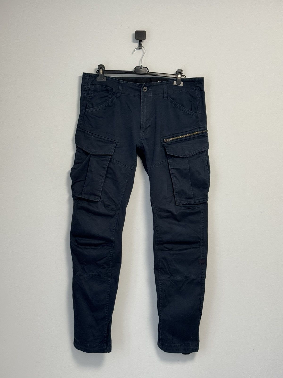 G-Star G-Star Raw Rovic Zip 3D Straight Tapered Blue Cargo Pants Size US 36 / EU 52 - 1 Thumbnail