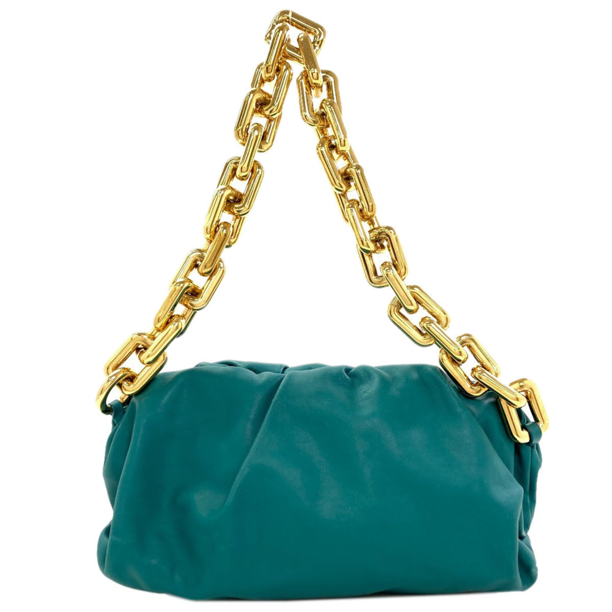 Bottega Veneta Bottega Veneta One-Shoulder Chain Shoulder Bag, Calfskin, Women's. Size ONE SIZE - 1 Thumbnail