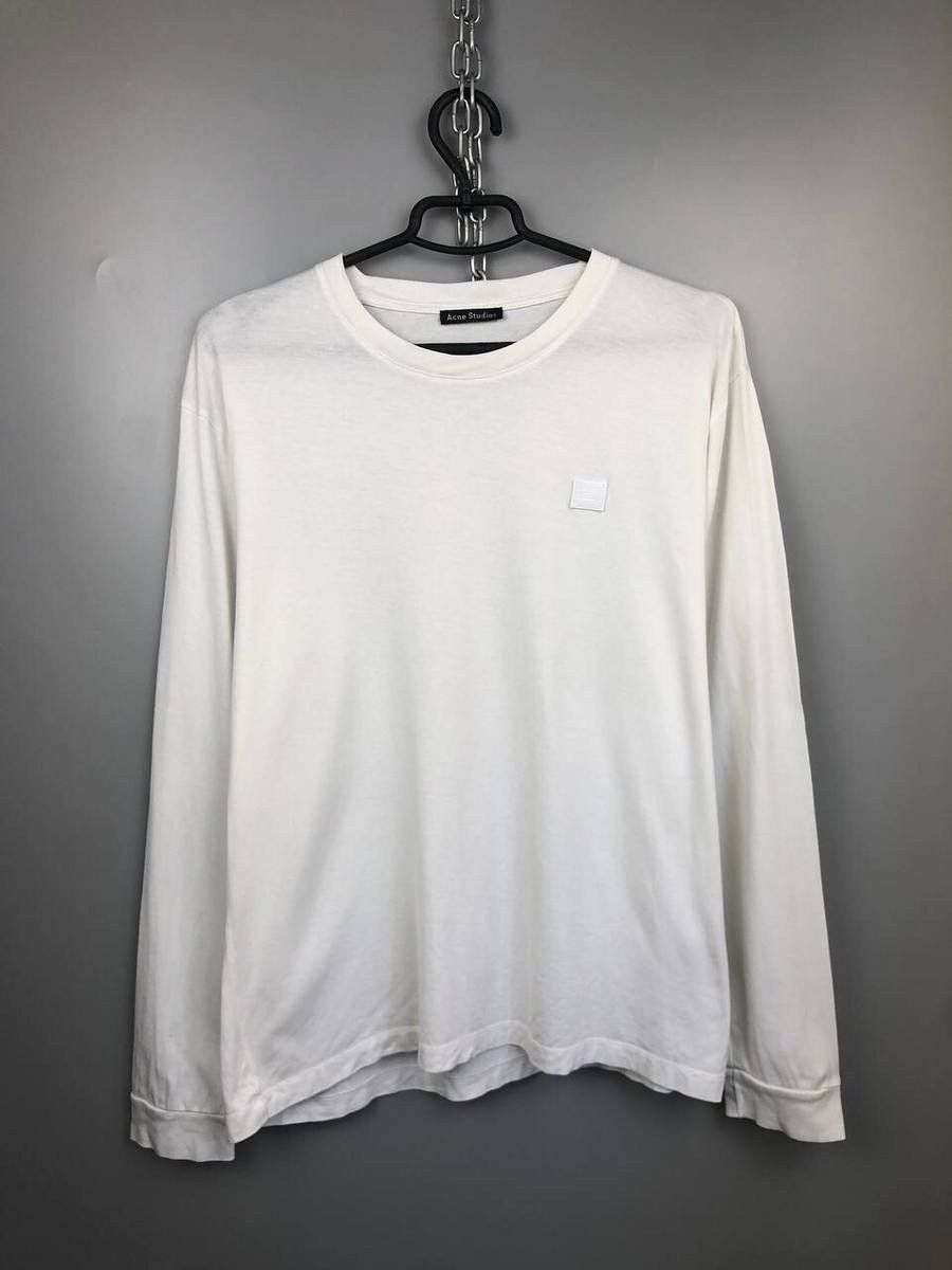 Acne Studios Acne Studios Face Patch Men Long Sleeve White Size L Size US L / EU 52-54 / 3 - 1 Thumbnail