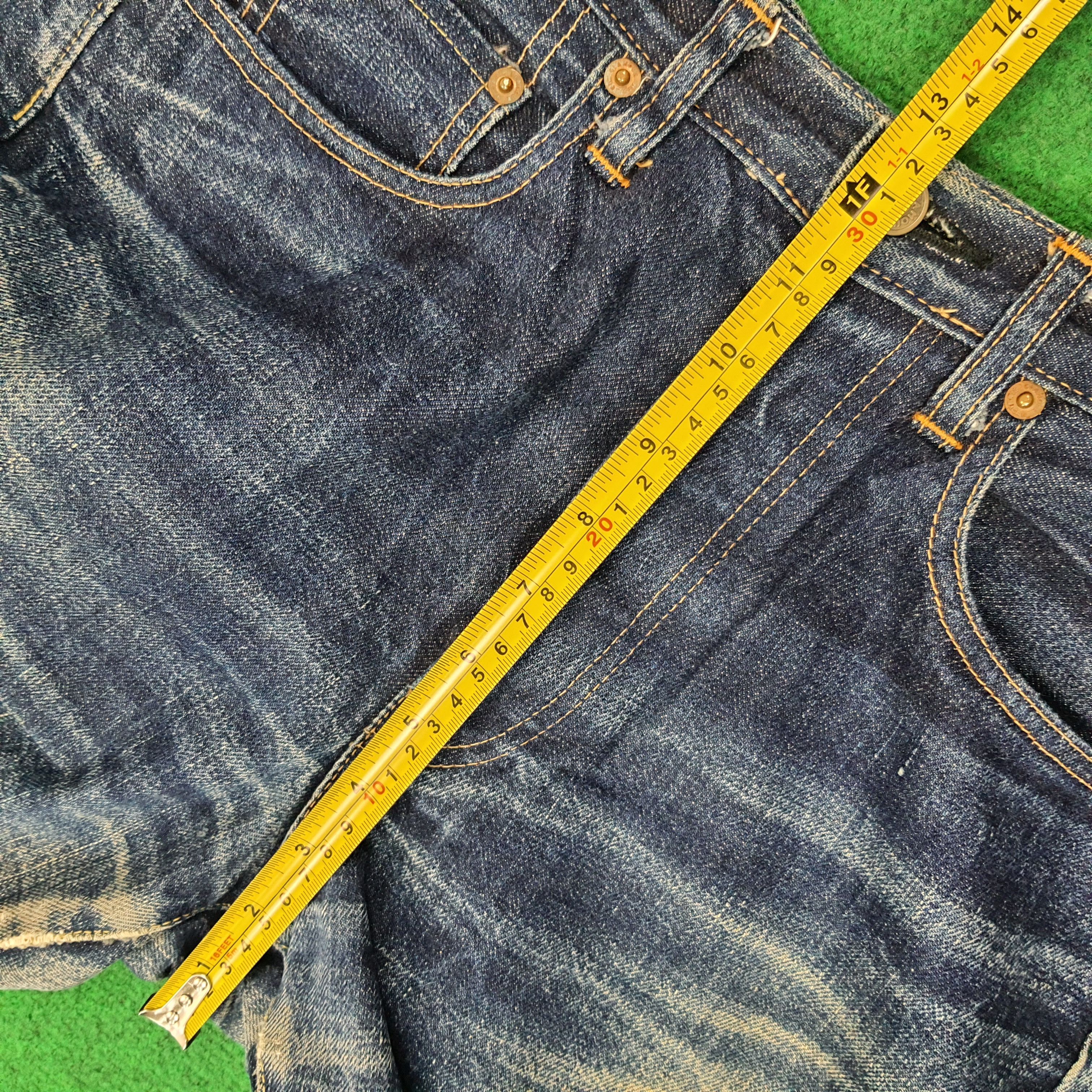 Hysteric Glamour Vintage Hysteric Glamour Selvedge Custom Logo Jeans C265N25 Size US 27 - 13 Thumbnail