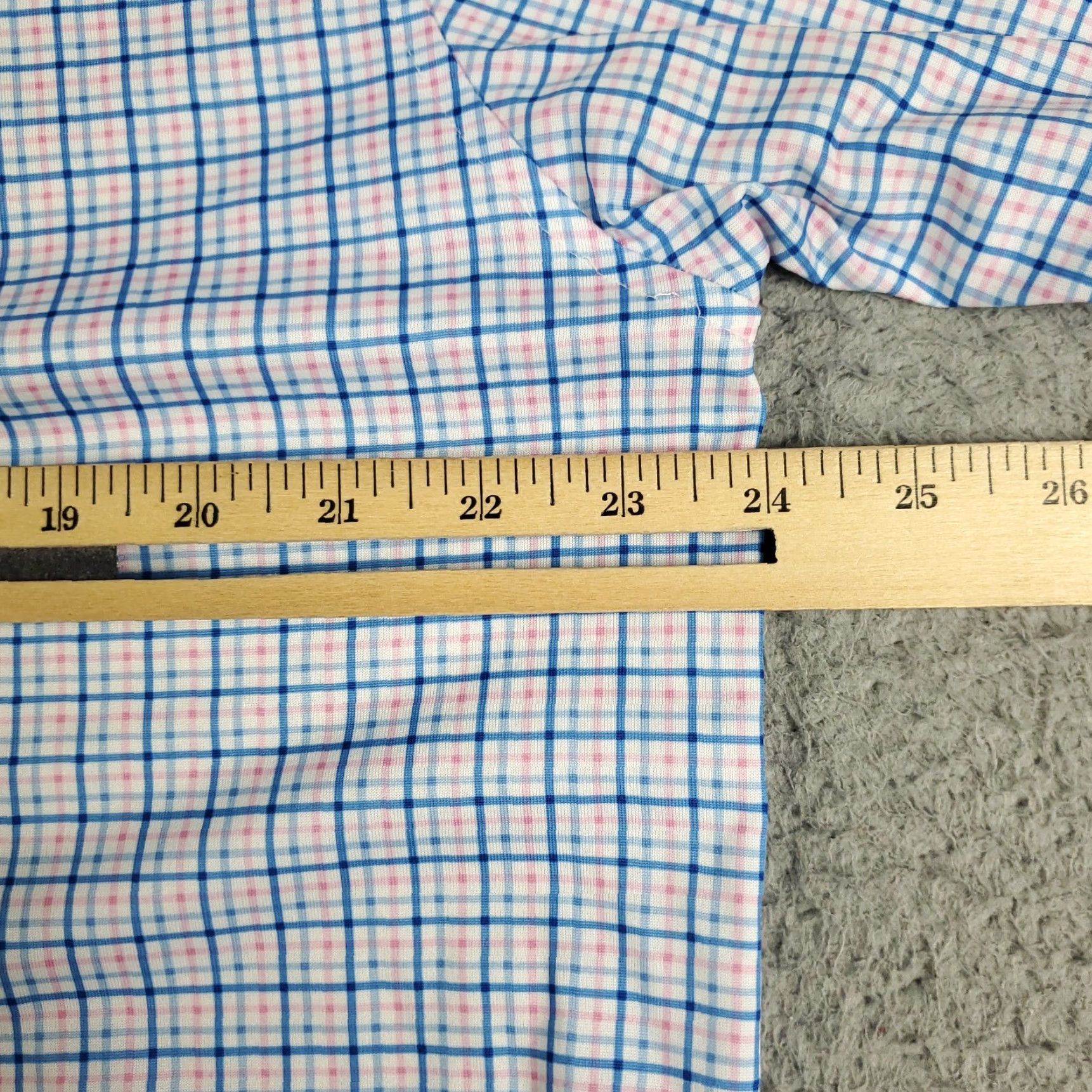 Vintage Donald Ross Polo Shirt Mens Size Medium Blue Plaid Casual Golf Short Sleeve Size US M / EU 48-50 / 2 - 5 Thumbnail