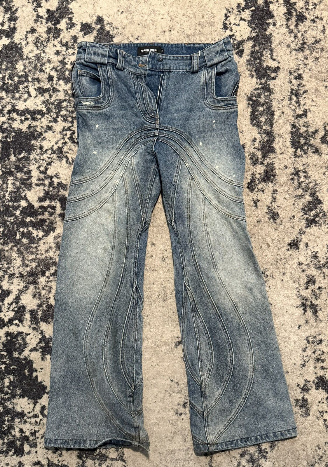 No Faith Studios No/Faith Studios Italian Ocean Loose Cut Denim