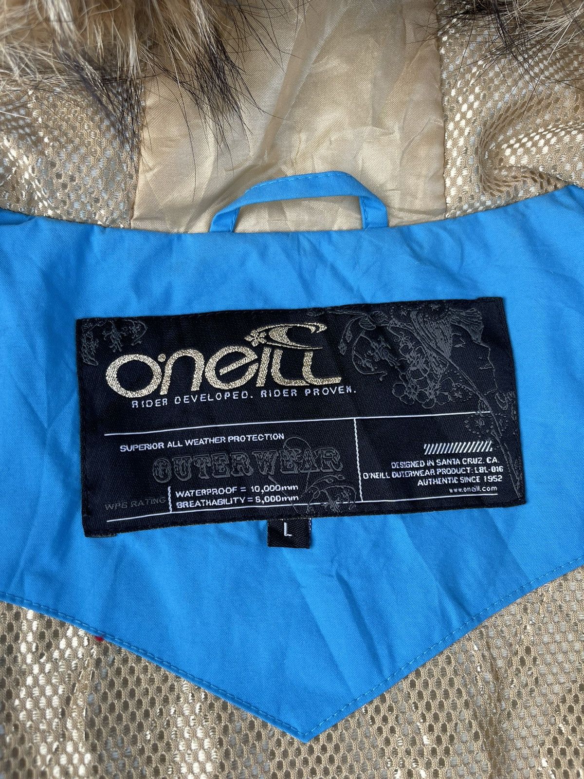 O'Neill ONEILL GORPCORE FUR HOODIE WATERPROOF JACKET Size US L / EU 52-54 / 3 - 18 Thumbnail