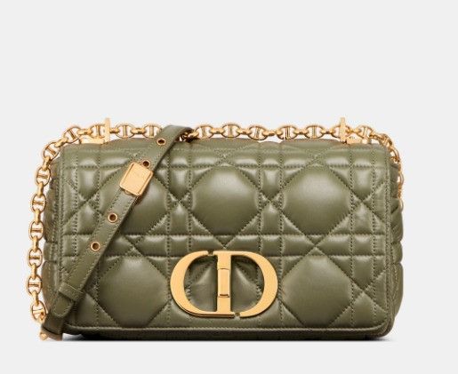 Dior o1w1db11024 Size: OS / Medium Caro Bag in Cedar Green Size ONE SIZE - 2 Thumbnail