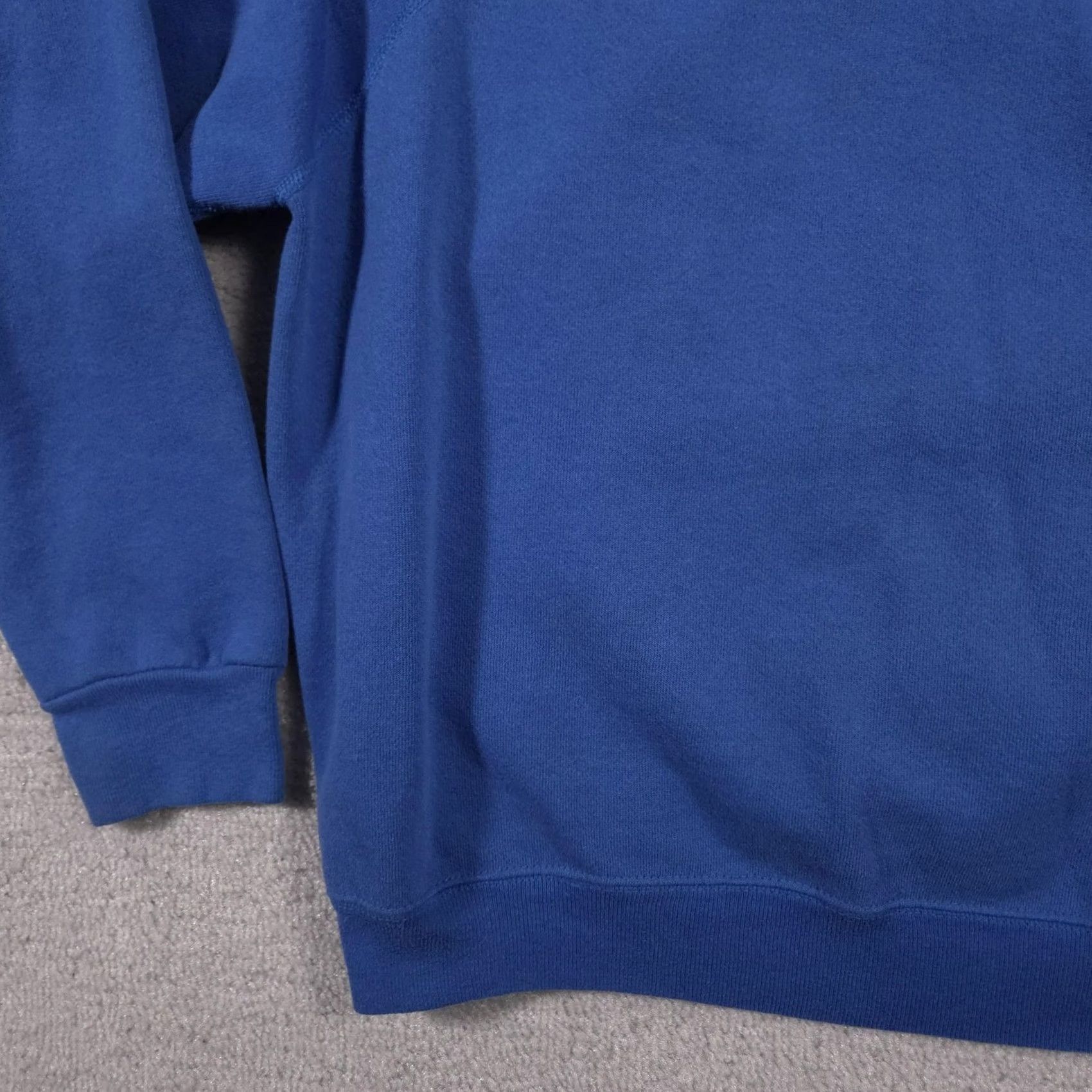Tultex VINTAGE Sweatshirt Womens 2X Blue Crewneck Pullover Made in USA 90s Sweat Appeal Tultex Cotton Polyester Crewneck Mens Womens Girls Boys Size XXL / US 16-18 / IT 52-54 - 4 Thumbnail