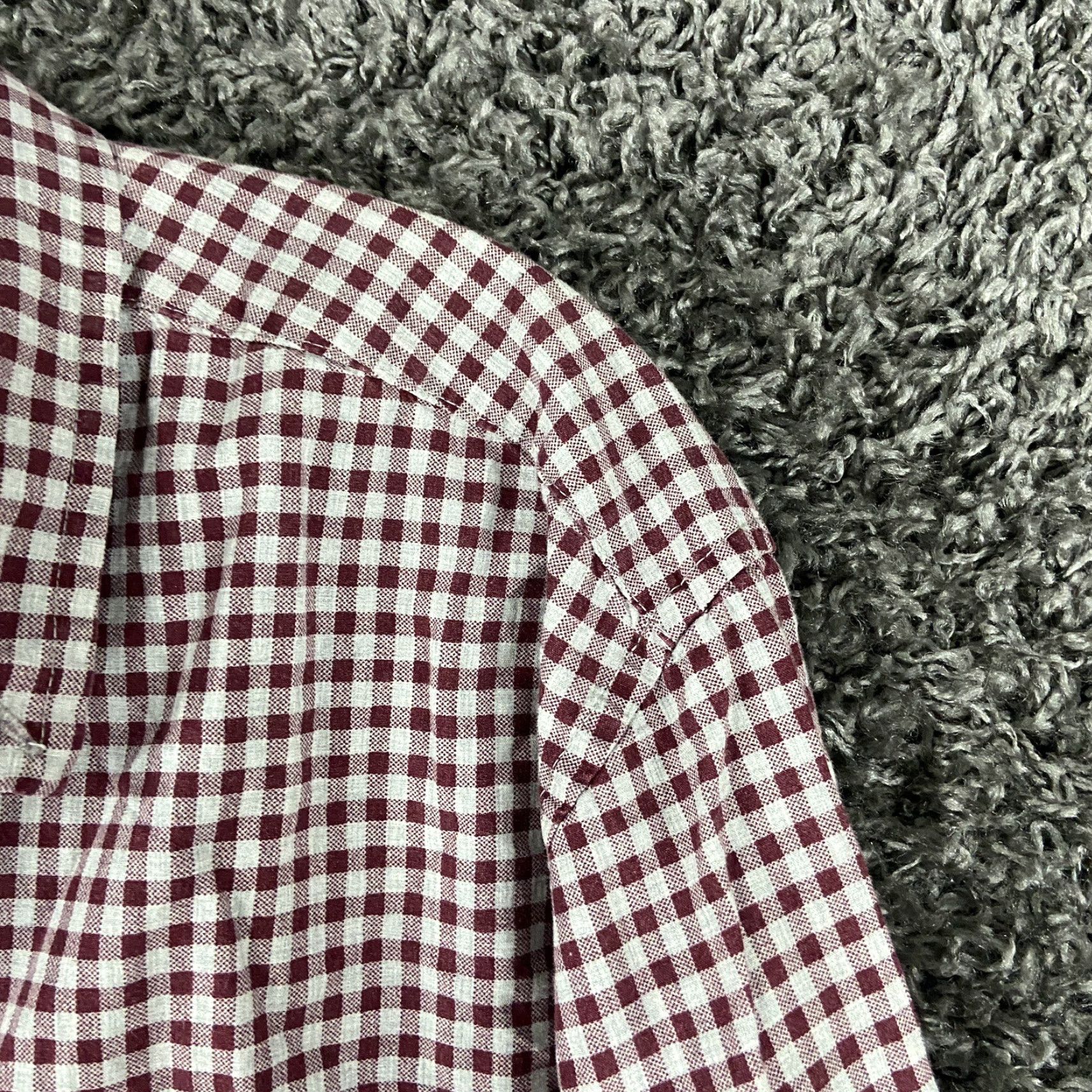 Tommy Hilfiger VINTAGE Tommy Hilfiger Shirt Adult Men L Red Plaid Long Sleeve Button-Up Mens L Size US L / EU 52-54 / 3 - 4 Thumbnail