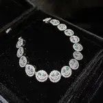 Japanese Brand Women Sparkling Zircon Smile Bracelet Size ONE SIZE - 2 Thumbnail