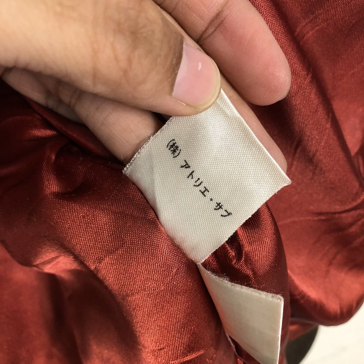 Japanese Brand 📌Vintage Leather Jacket Atelier Sab For Men Issey Miyake Size US M / EU 48-50 / 2 - 22 Thumbnail