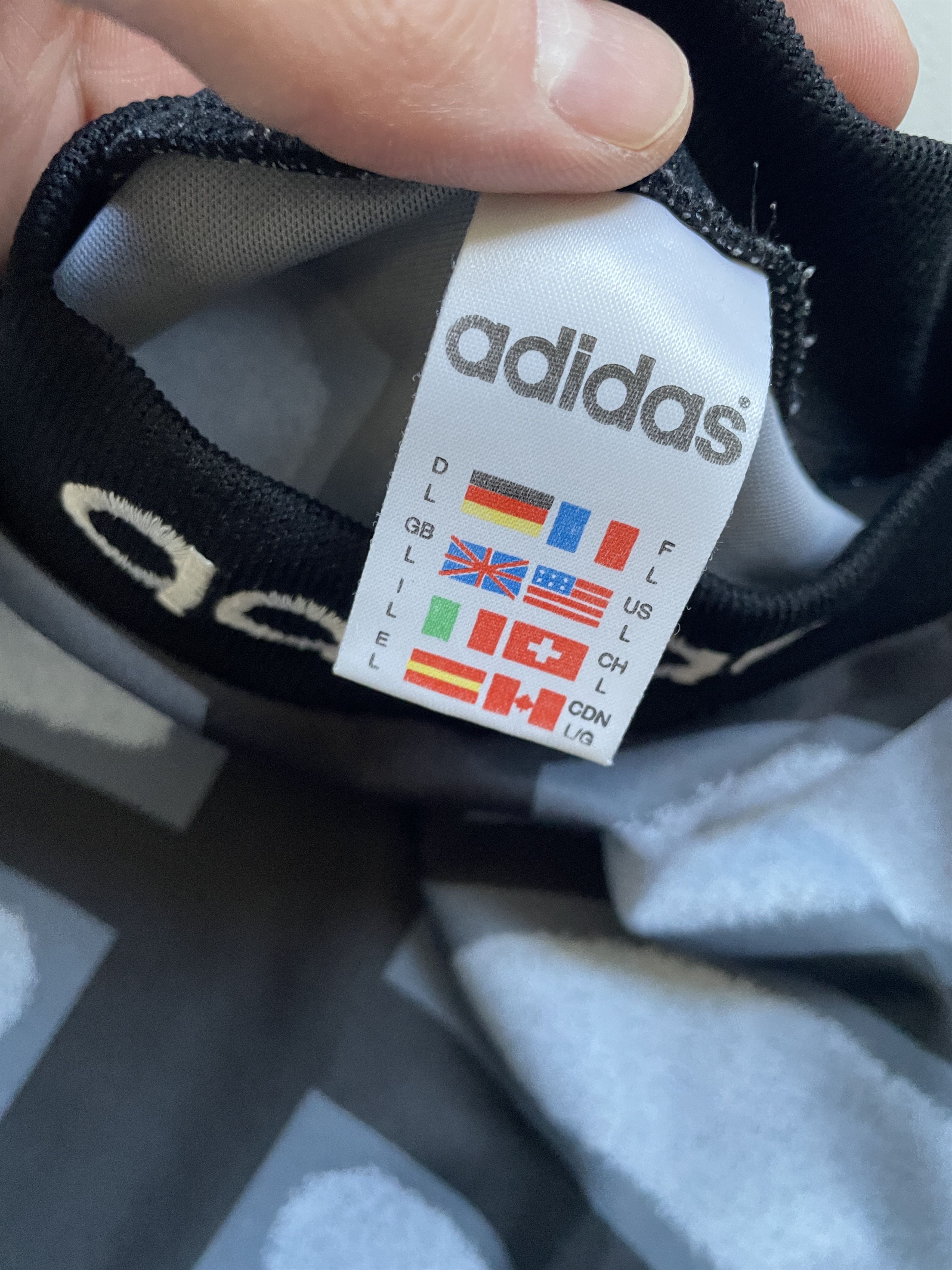 Adidas VINTAGE ADIDAS 90S BLUE BLACK SKELETON BLOKECORE JERSEY Size US XL / EU 56 / 4 - 6 Thumbnail