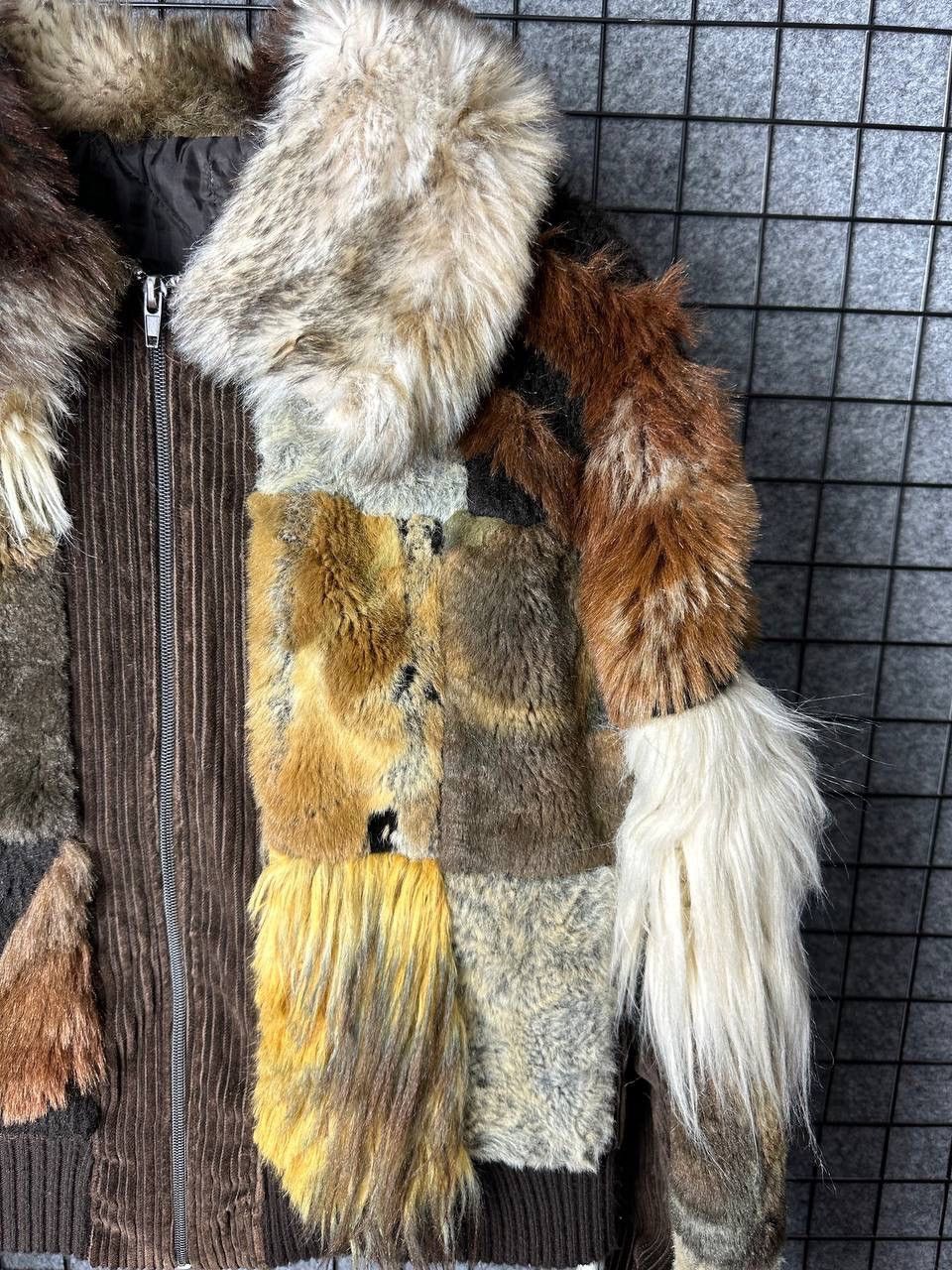 Japanese Brand Avant garde Fur faux coat jacket womans size M/L Size M / US 6-8 / IT 42-44 - 2 Thumbnail
