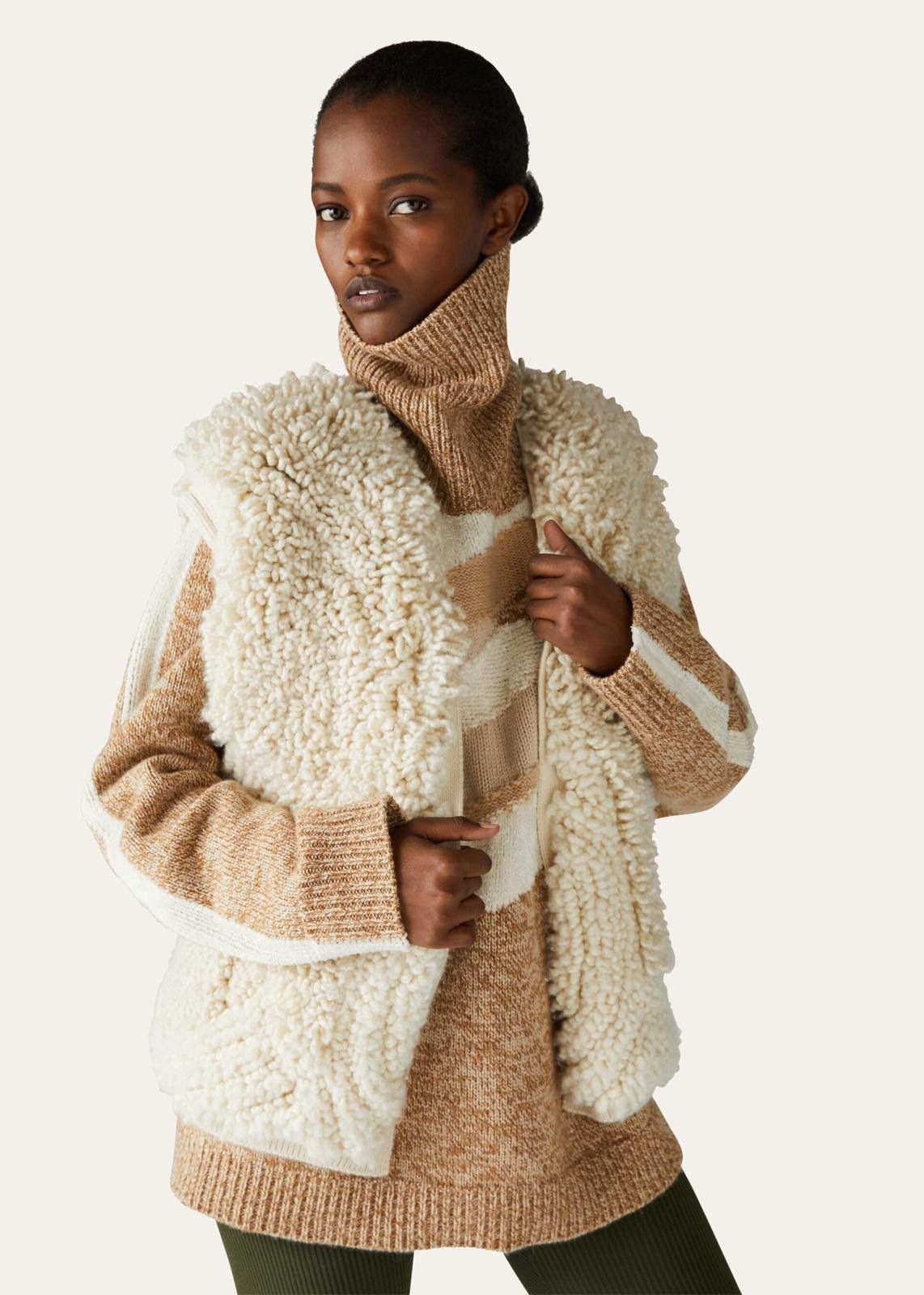 Loro Piana o1srvl11e1224 Rib-knit Cashmere Engelberg Vest in Ivory Size XS / US 0-2 / IT 36-38 - 7 Thumbnail