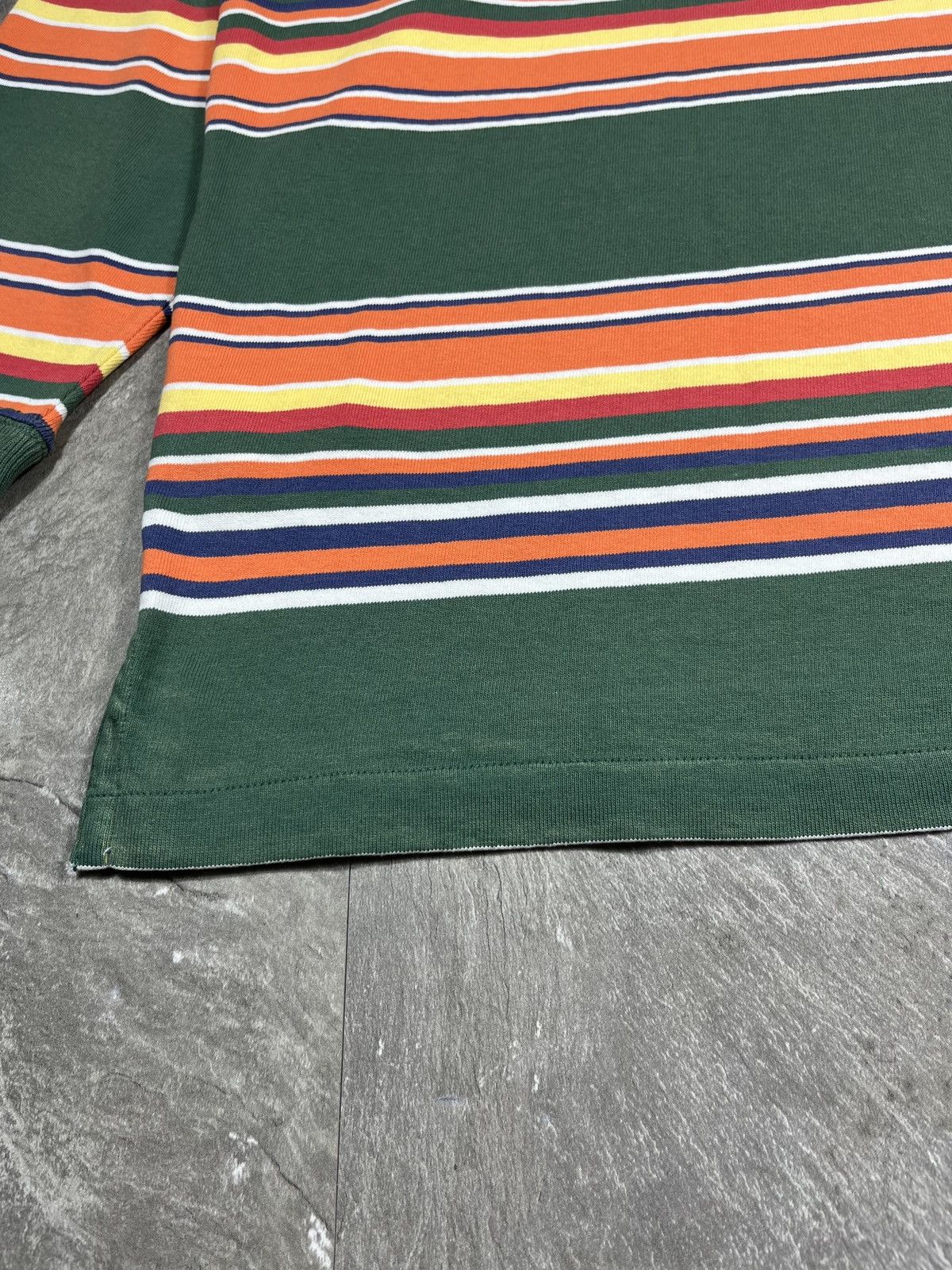 Polo Ralph Lauren Polo Ralph Lauren Multi-Color Striped Long Sleeve Rugby XXXL Size US XXL / EU 58 / 5 - 12 Thumbnail