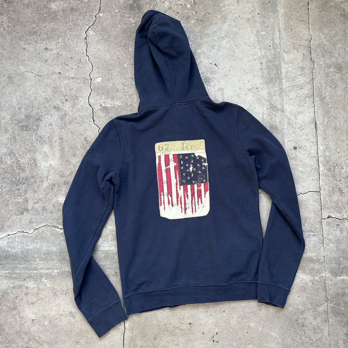 Polo Ralph Lauren Polo jeans co Ralph Lauren American flag hoodie pullover Size US M / EU 48-50 / 2 - 8 Thumbnail