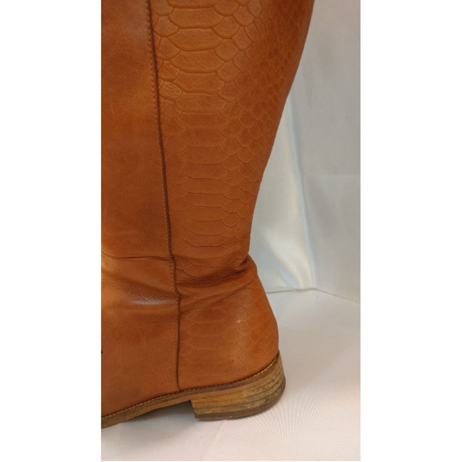 Doublewood DuoBoots Haltham Leather Boots Adjustable Calf Strap Size 39 Size US 8.5 / IT 38.5 - 2 Thumbnail
