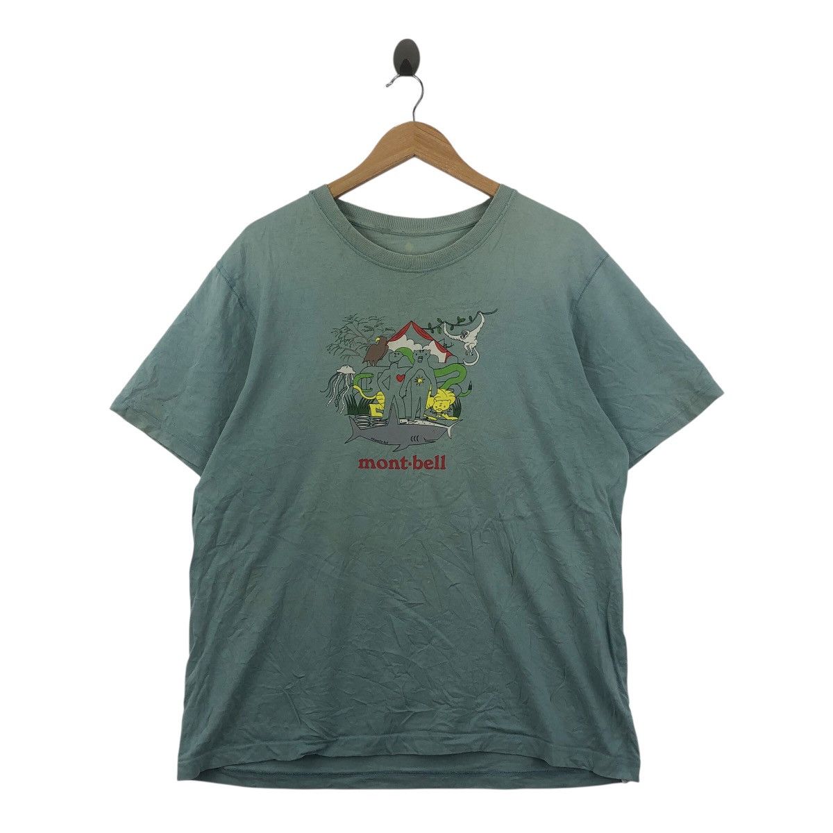 MONT-BELL By KOMOTO RUO Art Design Japan Shirt