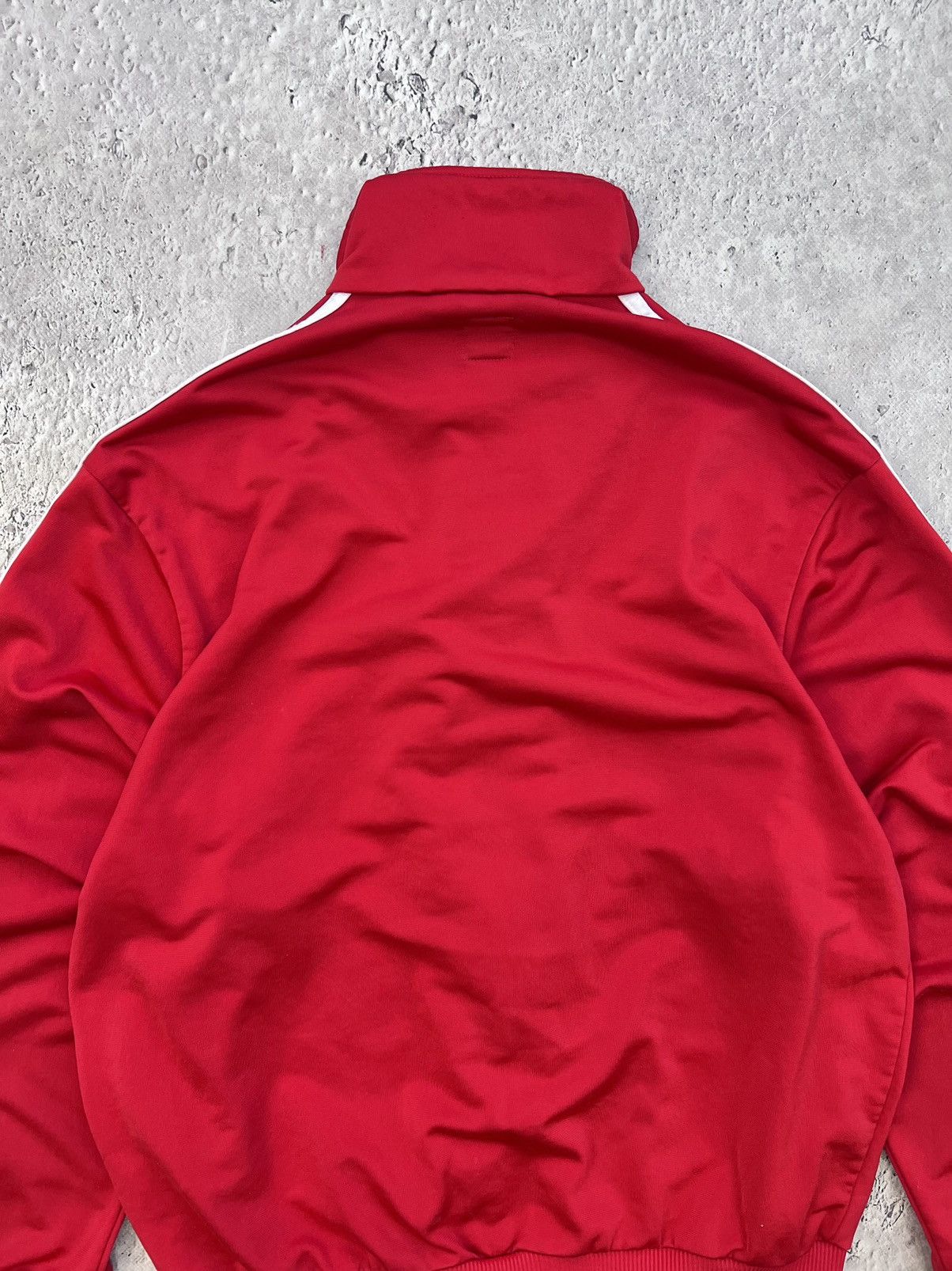 Adidas × Vintage Vintage Adidas Track Y2K Jacket Striped Red White Size US S / EU 44-46 / 1 - 9 Thumbnail