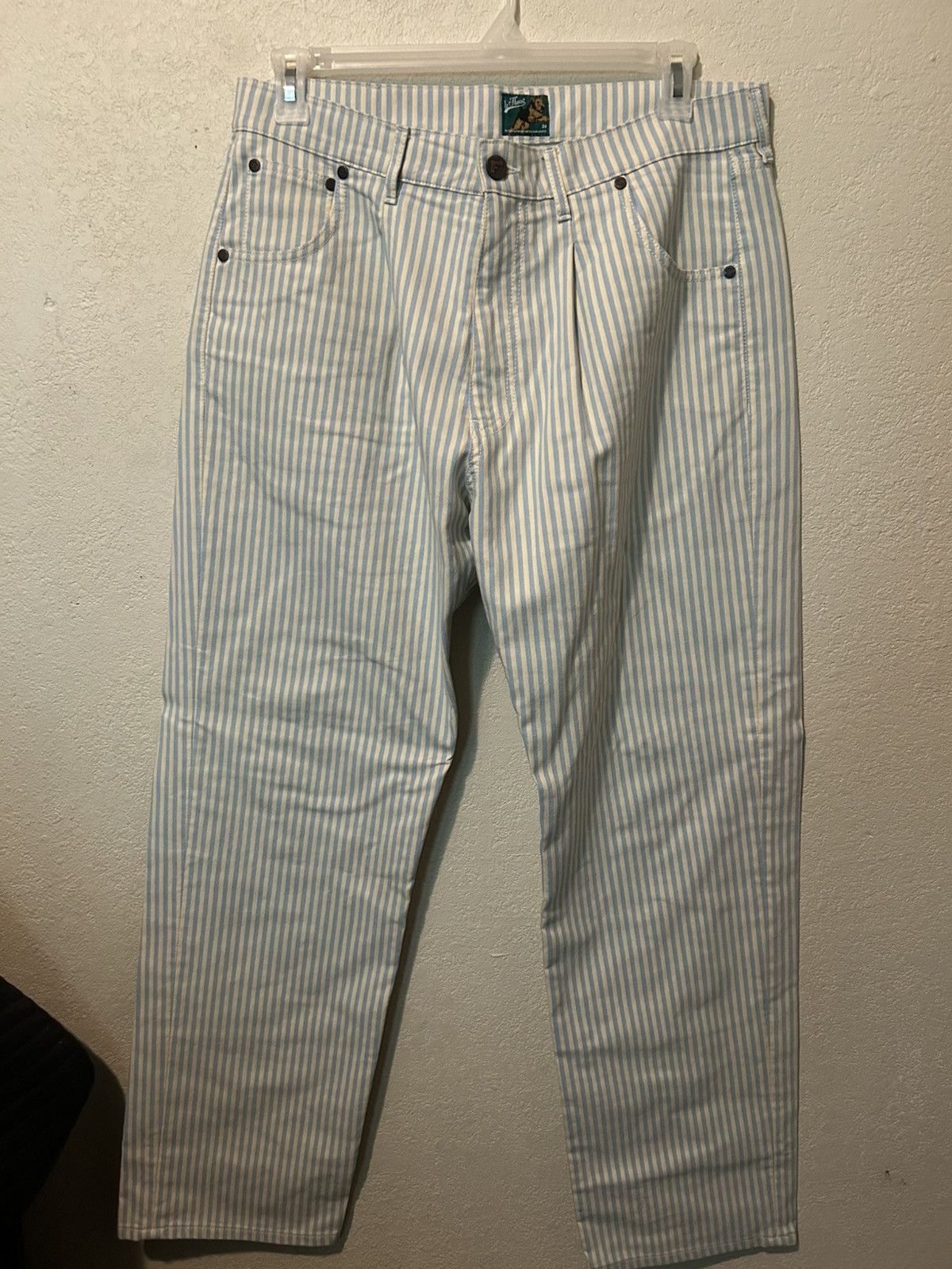 Golf le Fleur Golf le fleur wavy pocket hickory stripe denim jeans size 36 Size US 36 / EU 52 - 2 Thumbnail