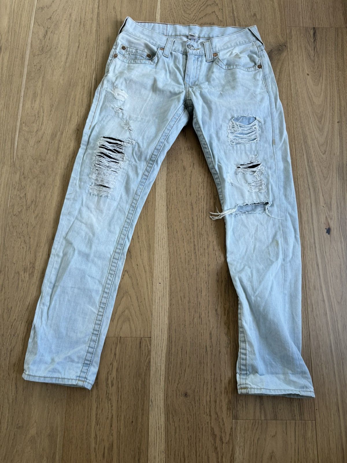 True religion ripped jeans