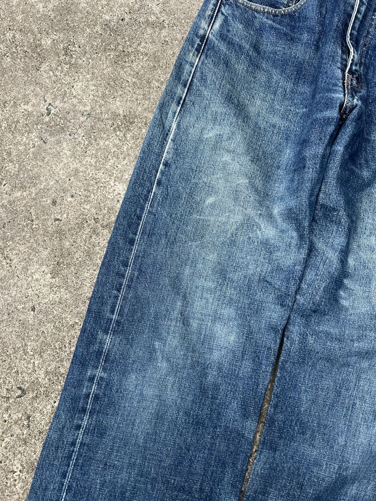 Levi's Vintage 90’s Levis 504Z Big E Selvedge Distressed Jean Size US 28 / EU 44 - 10 Thumbnail