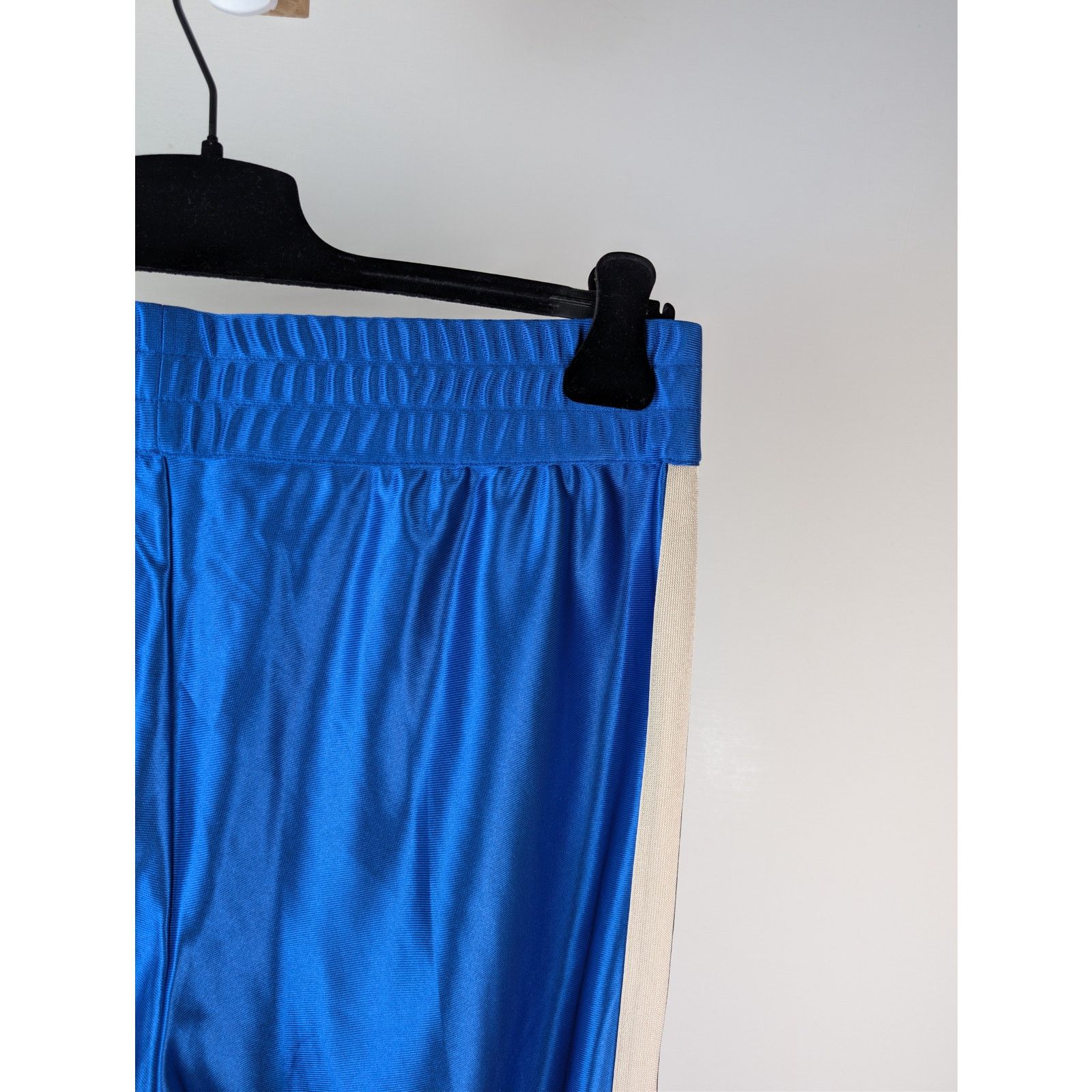 Moncler × Palm Angels o1rshd1 Q:2 / Shiny Track Pants in Blue Size US 34 / EU 50 - 14 Thumbnail