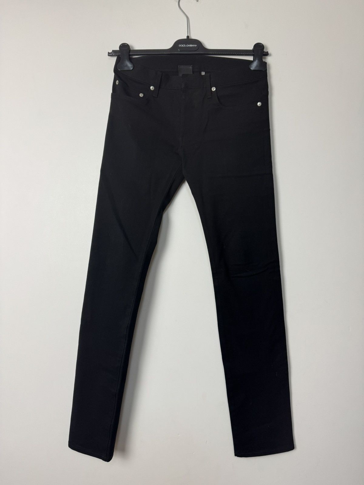Dior Dior Slim Fit Black Stretch Pants Made in Japan Luxury Size US 27 - 3 Thumbnail