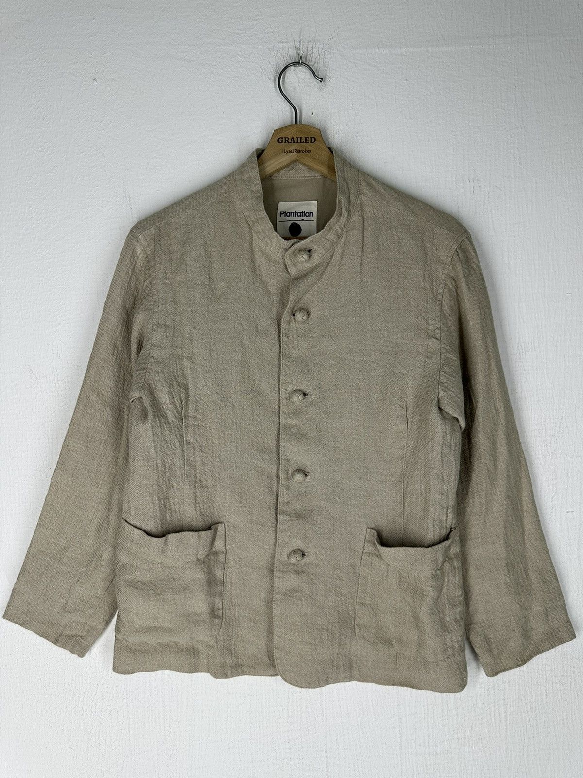 Issey Miyake Vintage Plantation Collar Rover Jacket Size US S / EU 44-46 / 1 - 1 Thumbnail
