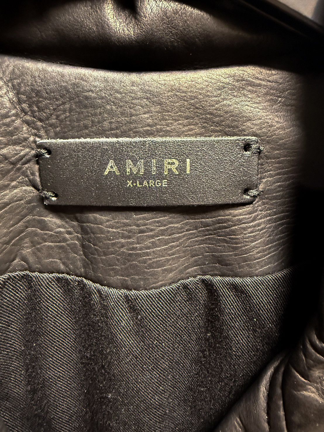 Amiri Amiri Slim-fit Light Weight Leather Jacket Size US XL / EU 56 / 4 - 2 Thumbnail