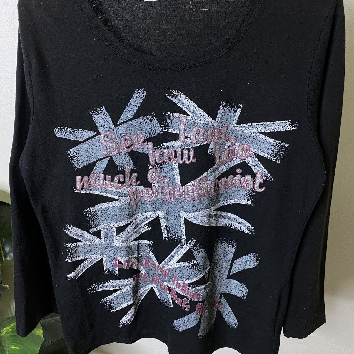 If Six Was Nine JapanBrand Seditionaries Poem Cyber Gothic Punk Grunge LS Size M / US 6-8 / IT 42-44 - 2 Thumbnail