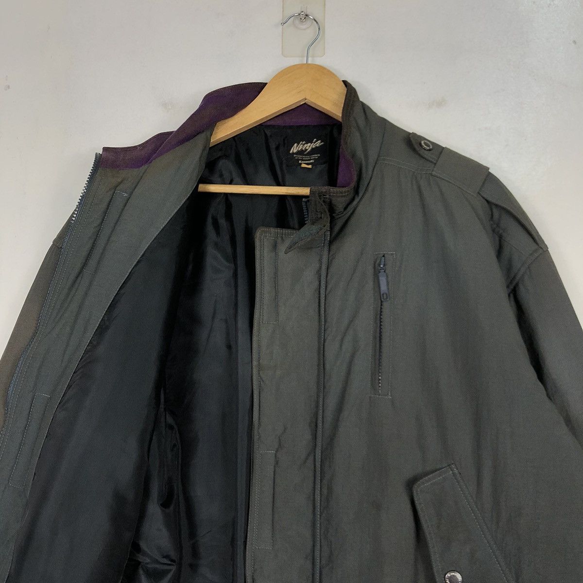 Other Vintage Kawasaki Ninja Bomber Jacket Size US M / EU 48-50 / 2 - 10 Thumbnail