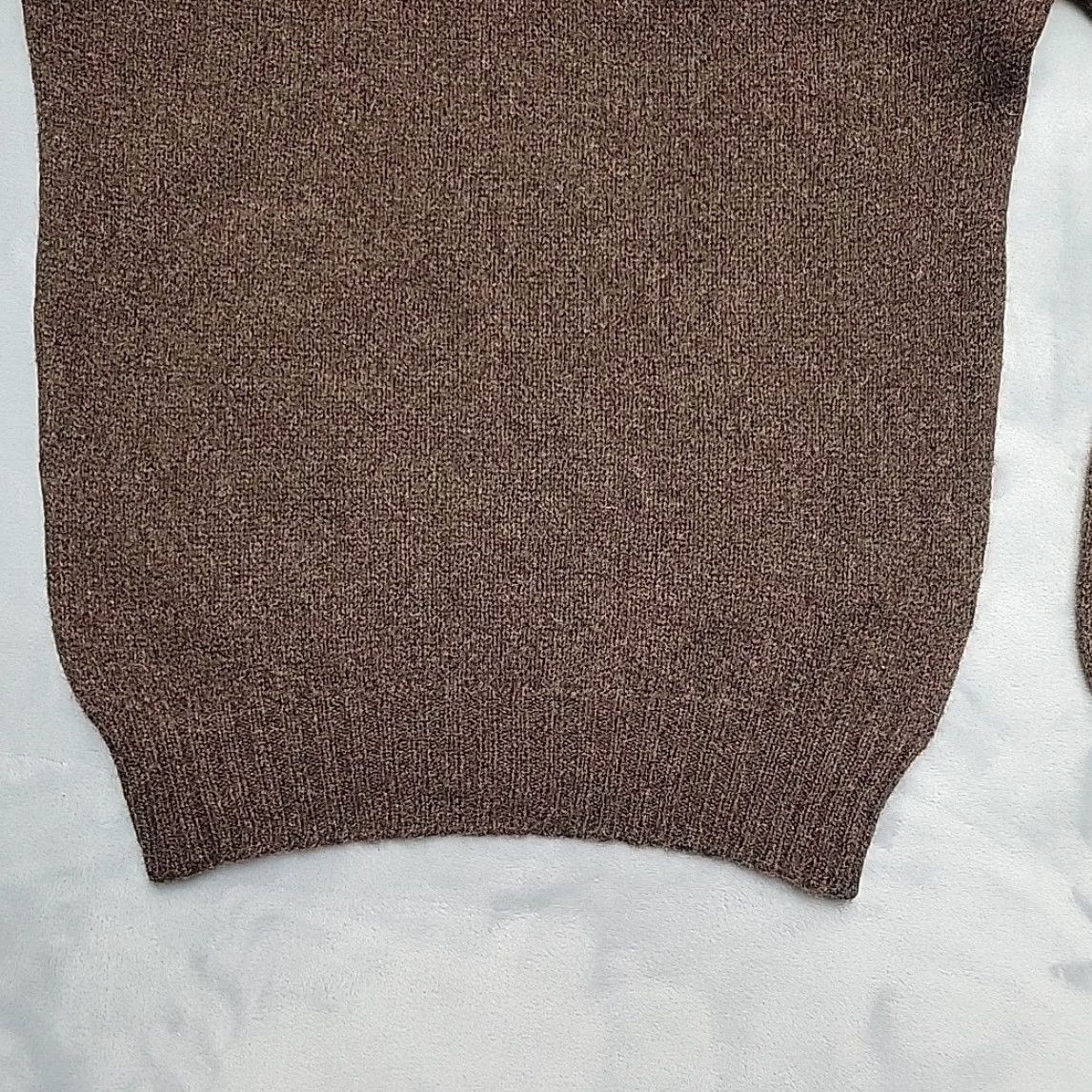 Vintage VINTAGE Revere Men Sweater Brown Crewneck Pullover Wool Grunge Grandpa Classic M Size US M / EU 48-50 / 2 - 2 Thumbnail