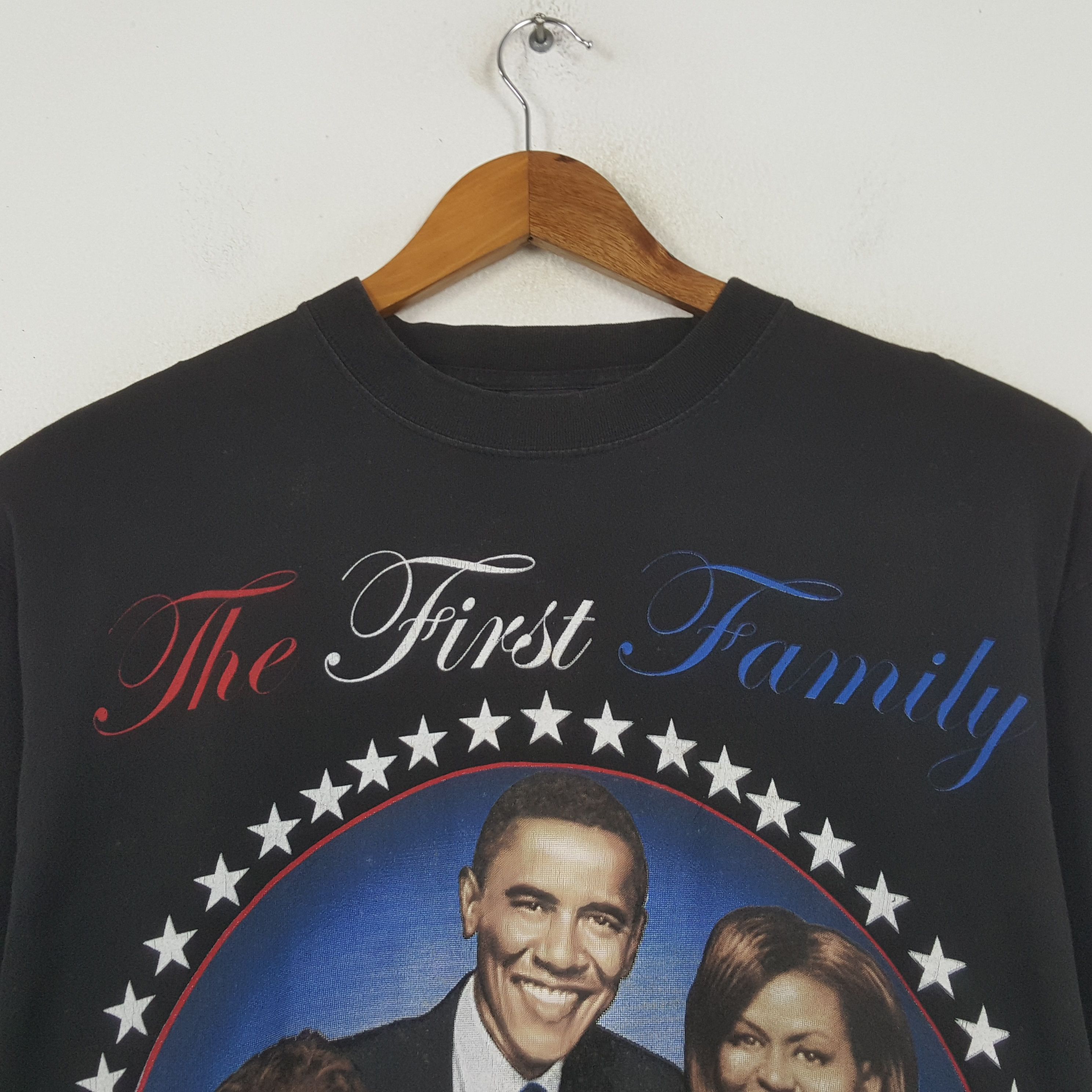 President's Vintage President Familys Barack Obama T-shirt RR5 Size US XL / EU 56 / 4 - 2 Thumbnail