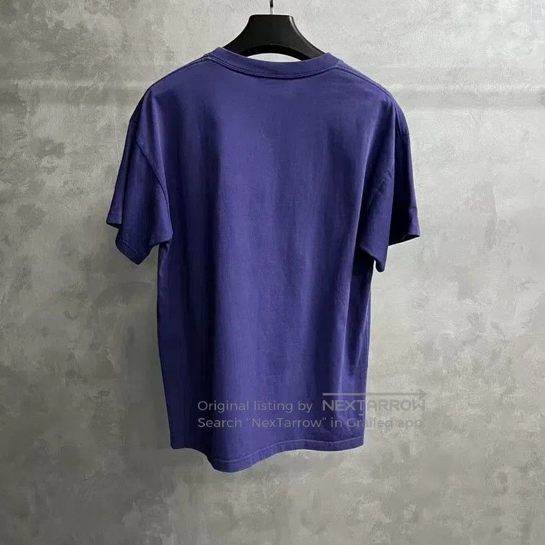 Balenciaga Balenciaga Blue Logo Print Short Sleeve T-shirt. Size US S / EU 44-46 / 1 - 2 Thumbnail