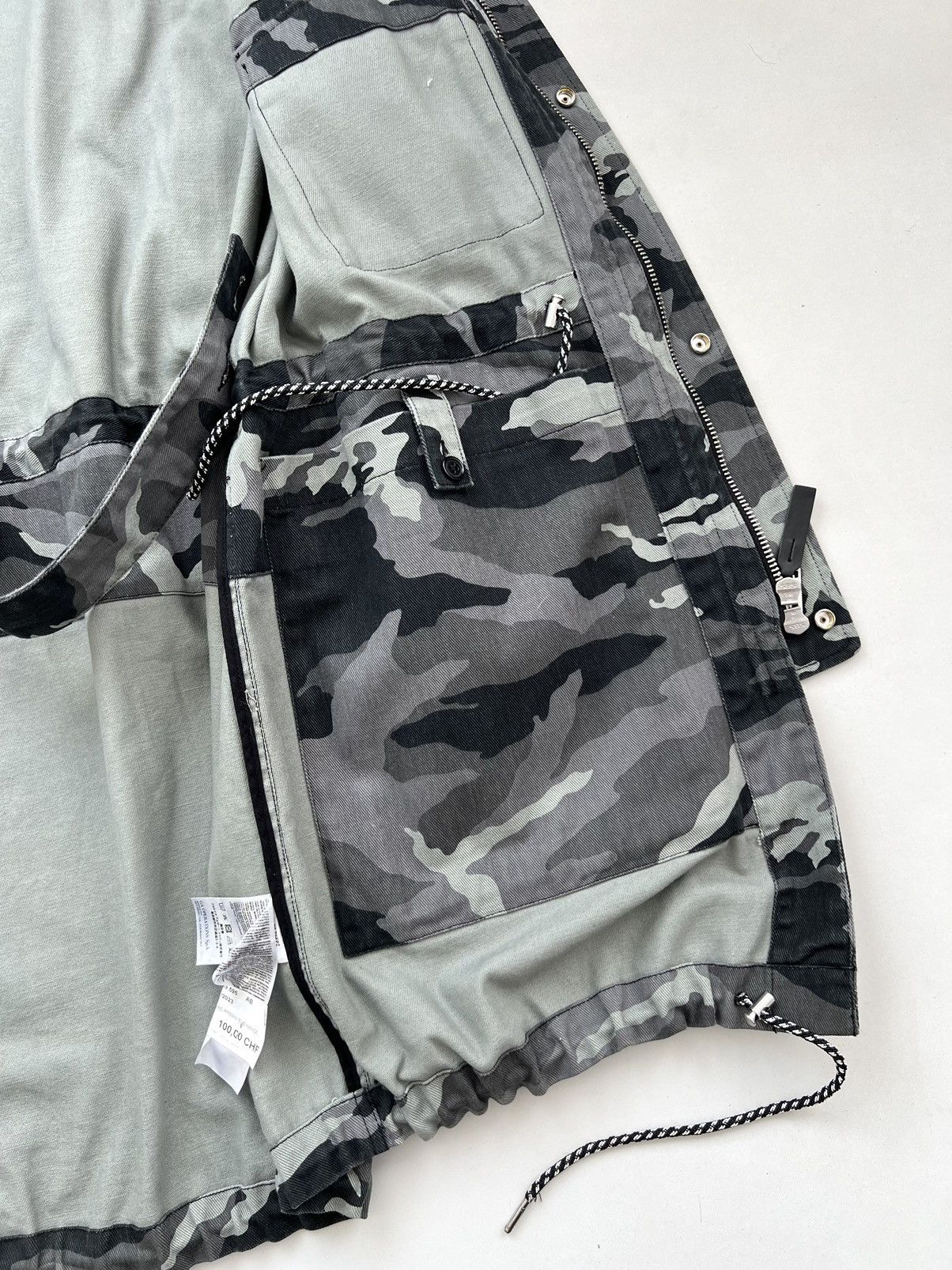 Armani × Armani Exchange × Emporio Armani Armani Exchange F/W18 Arctic Camo Military Multipocket Parka Size US M / EU 48-50 / 2 - 14 Thumbnail