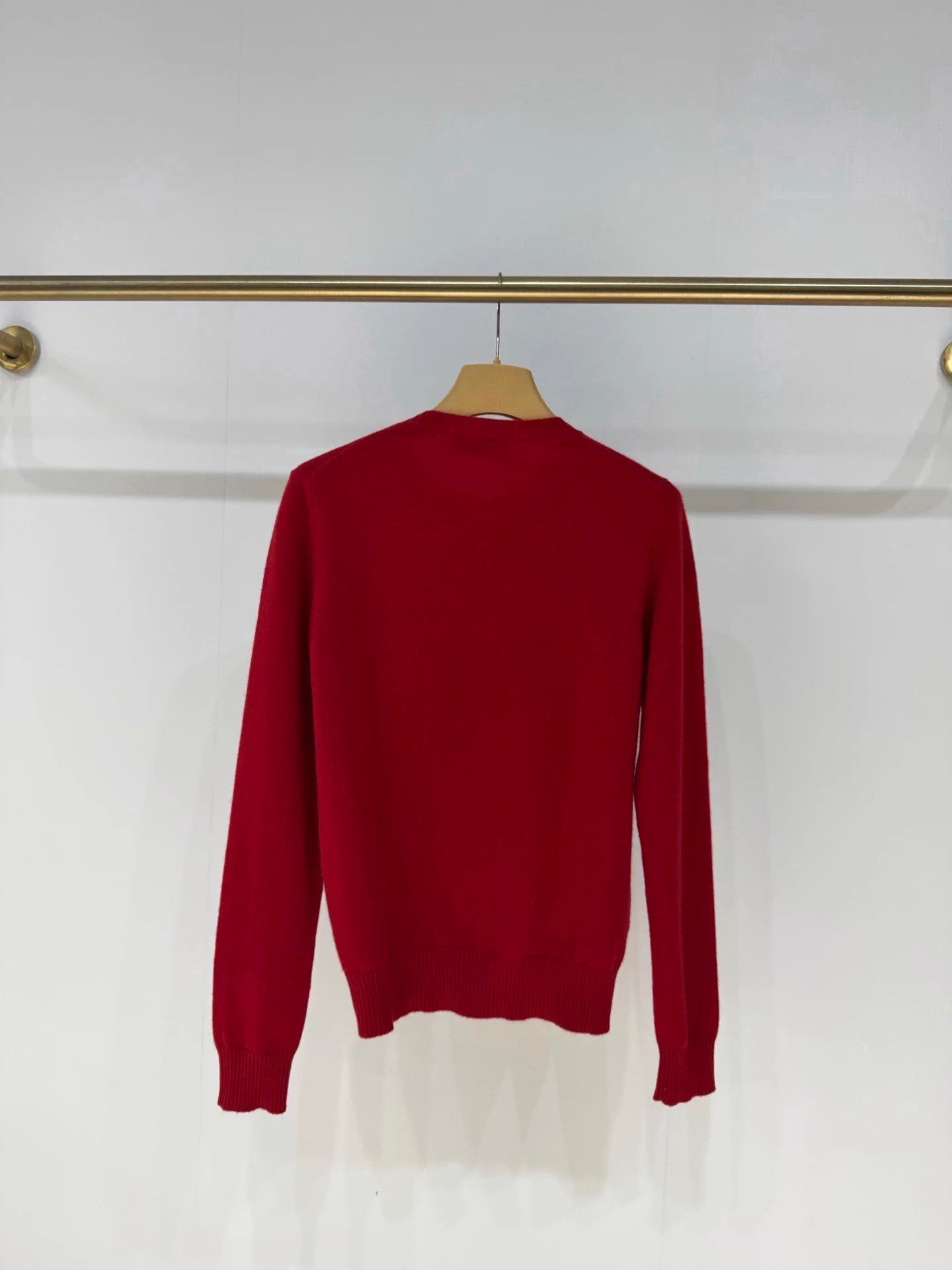Miu Miu MIU MIU Red Letter Cashmere Cardigan - New w/ Tags - Size 36 Size XS / US 0-2 / IT 36-38 - 7 Thumbnail