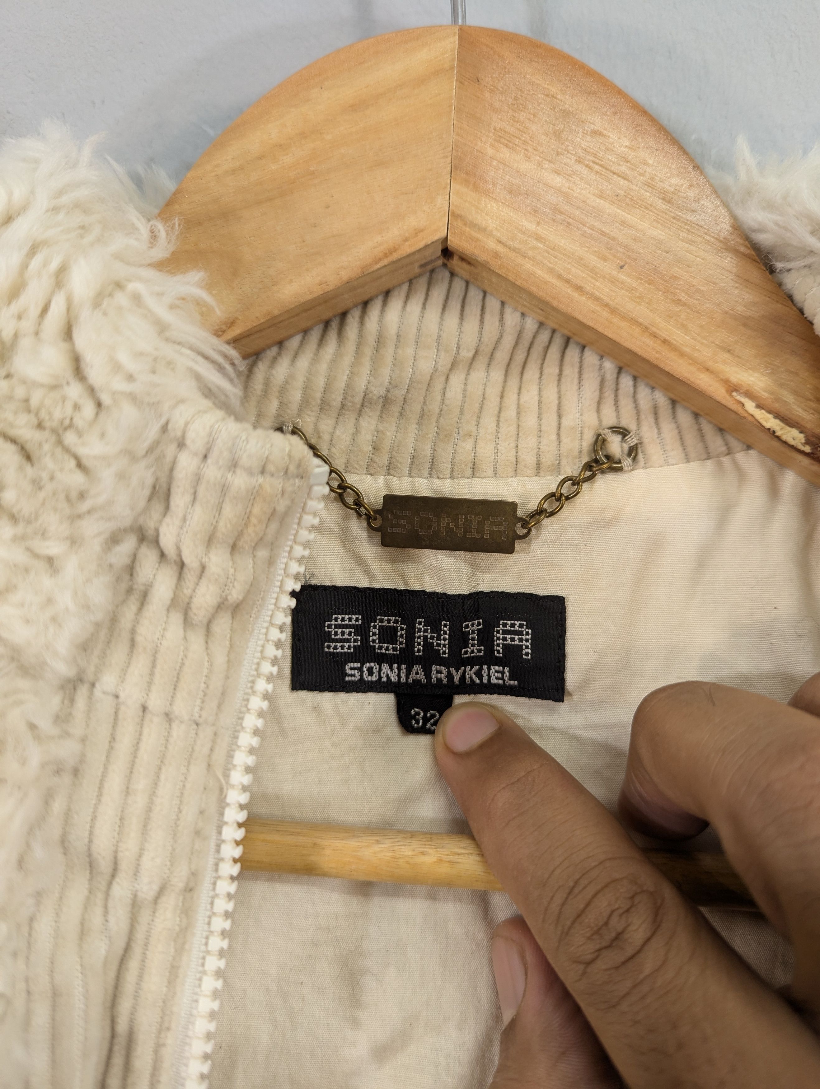 Sonia Rykiel Sonia By Sonia Rykiel Fleece Brushed Zipper Jacket Size 32 Size XXS / US 00 / IT 34 - 12 Thumbnail