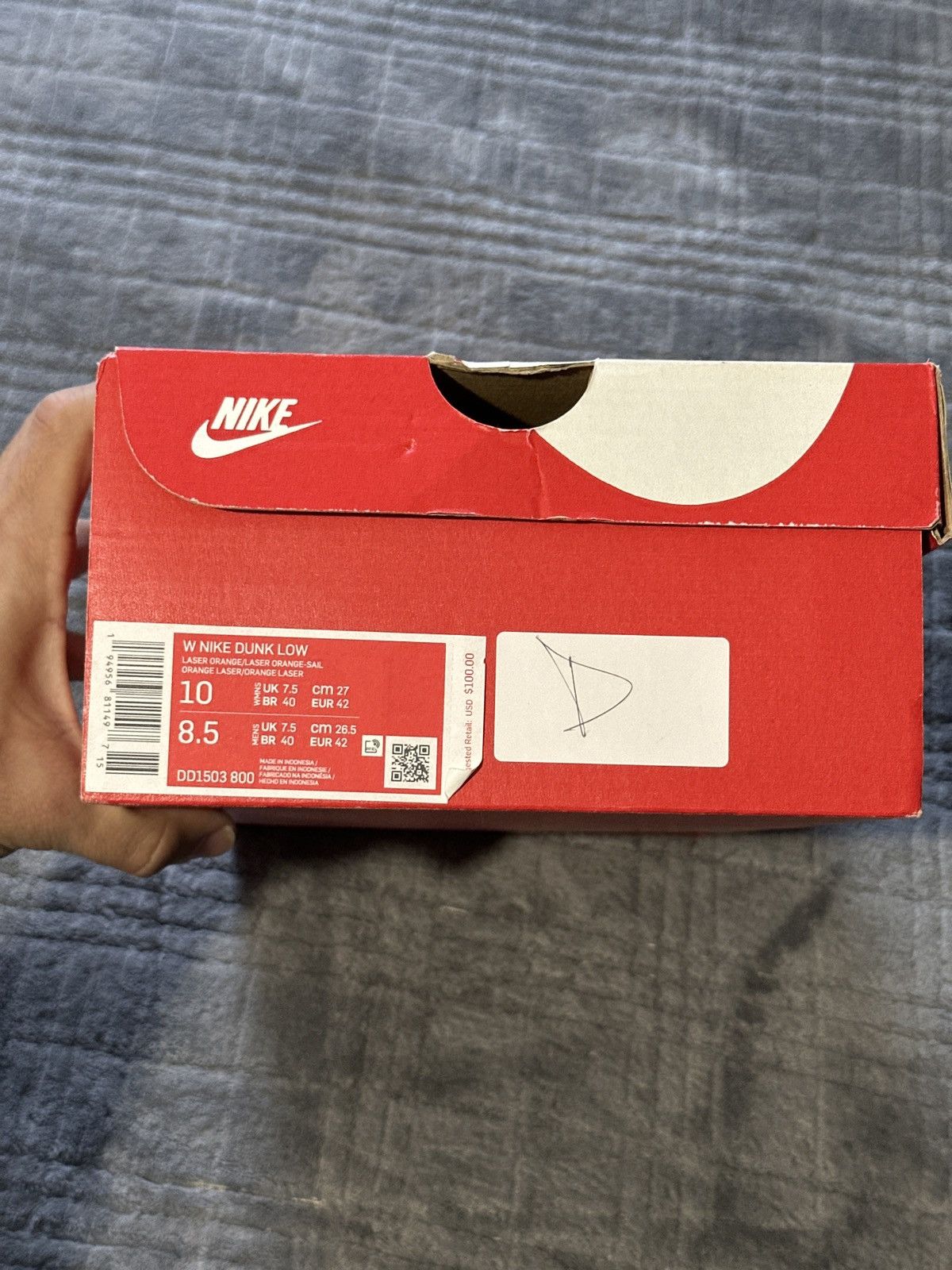 Nike Nike Dunk - Laser Orange Size US 10 / IT 40 - 8 Thumbnail