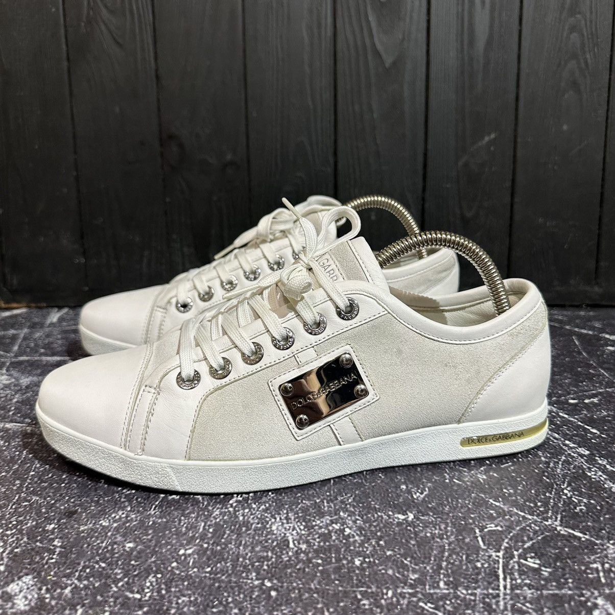 Dolce & Gabbana Dolce & Gabbana Men’s Leather Sneakers Size 6.5UK 7.5US 41EU Size US 7.5 / EU 40-41 - 4 Thumbnail