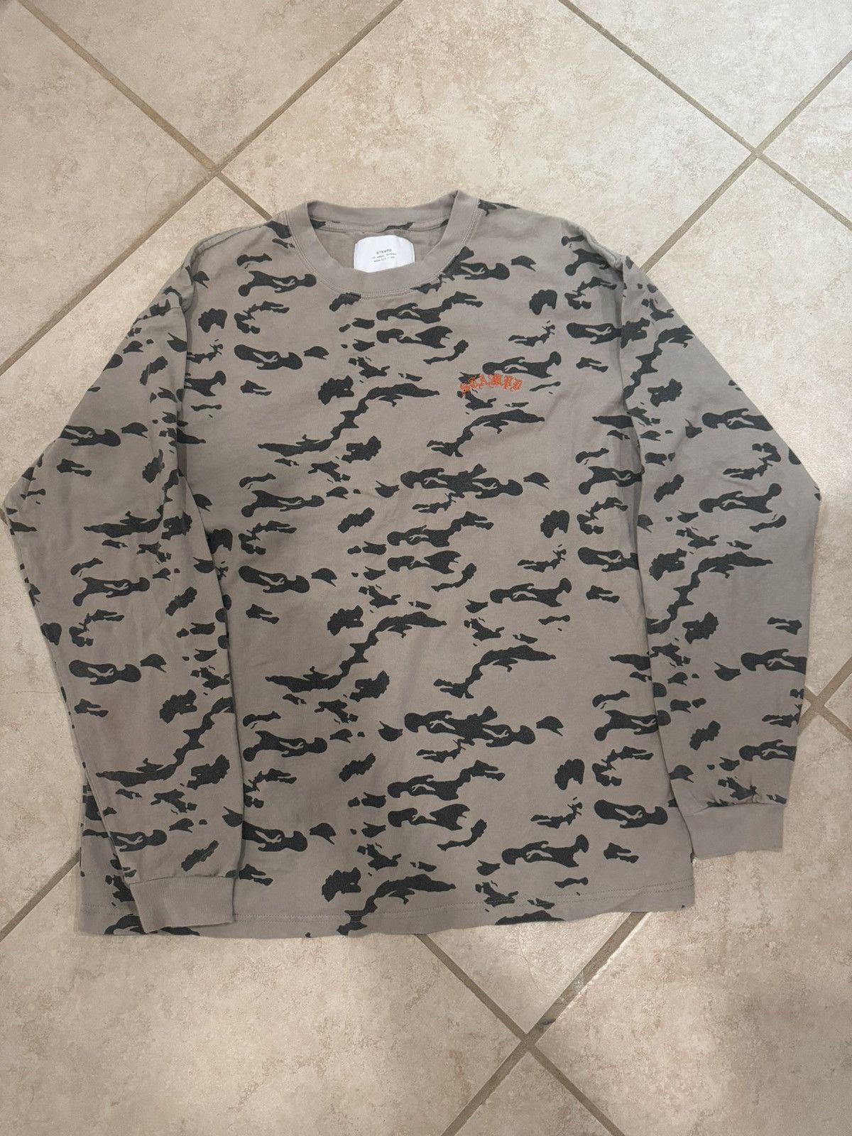 Stampd Stampd Camo Long Sleeve Size US L / EU 52-54 / 3 - 1 Thumbnail